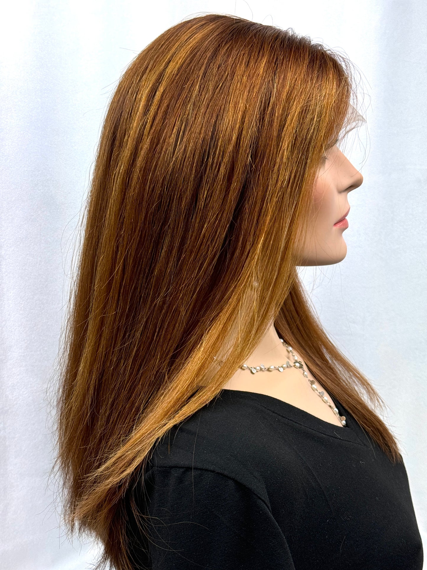 #383 ** FINAL SALE** Highest quality Remy Human Hair Lace Top Wig (M) 22/23”