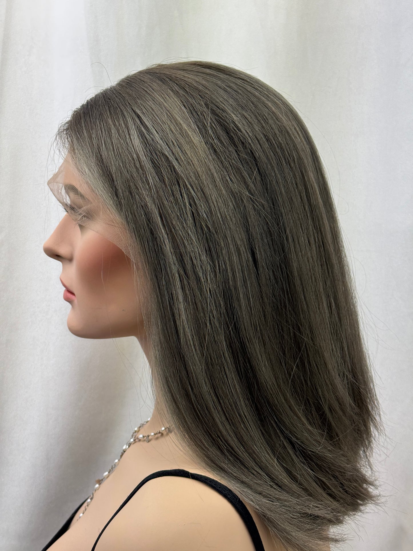 #490 Highest Quality Remy Human Hair Lace Top Wig (S)17/18”