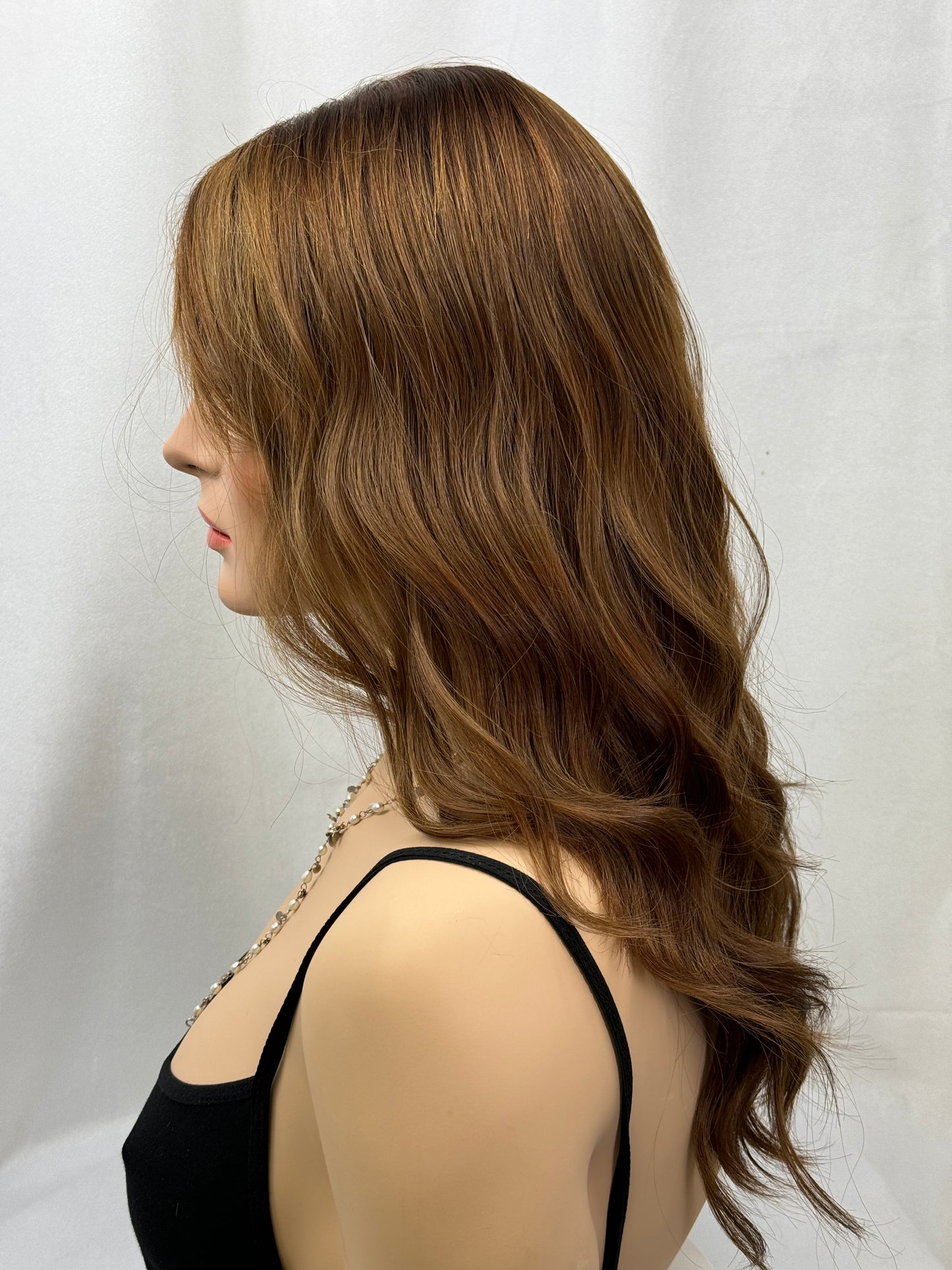 #437 **Final Sale**Highest Quality Remy Human Hair Lace Top Wig (low density) (S/XS) 22”