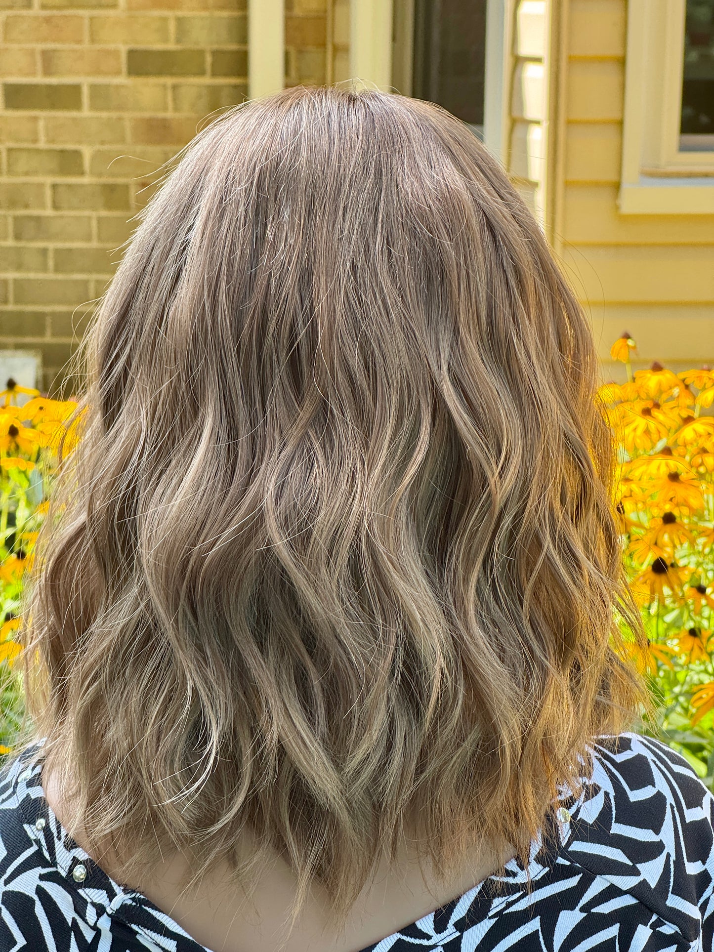 #487 Highest Quality Remy Human Hair Lace Top Wig (M) 17”