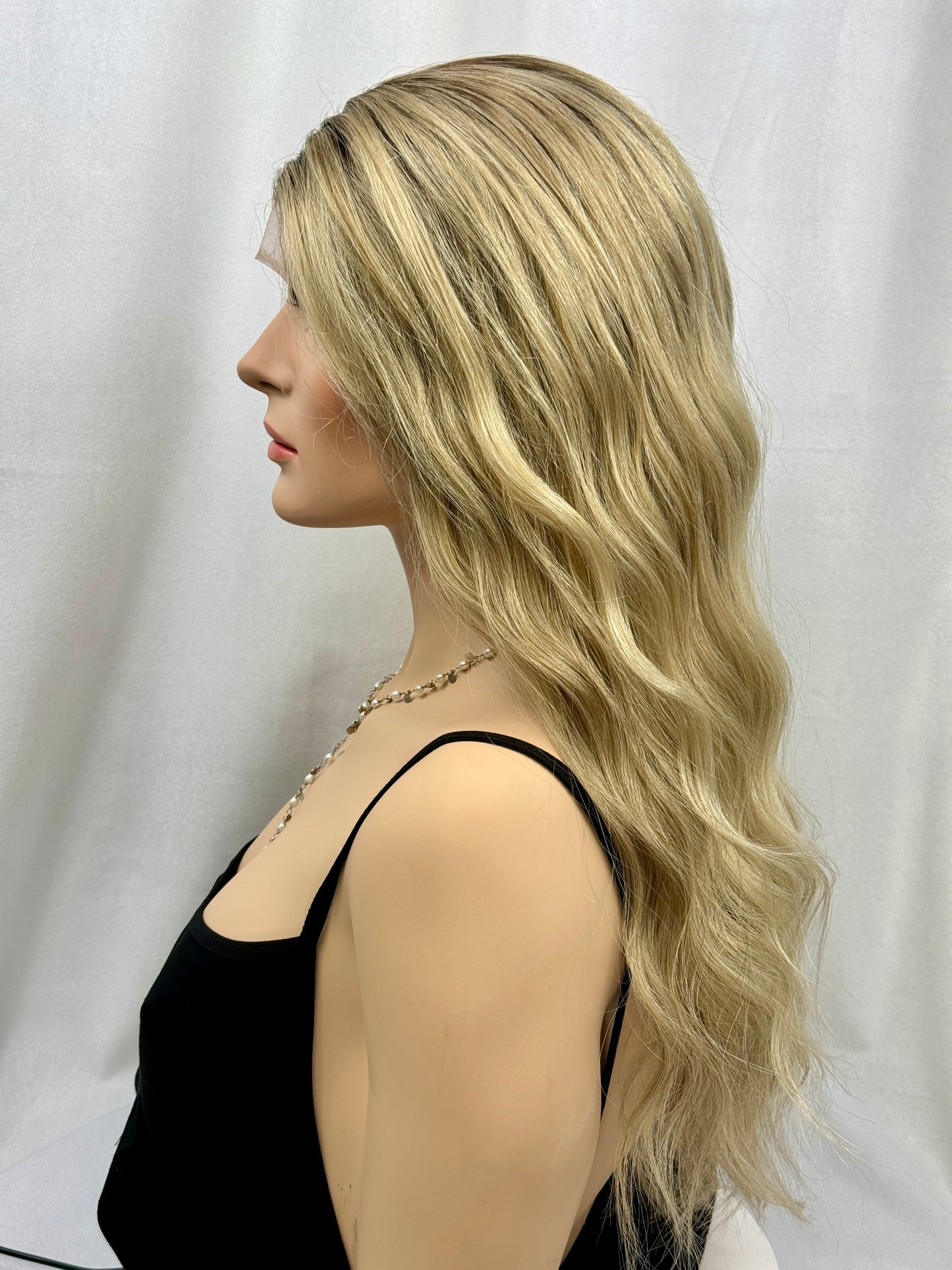 **FINAL SALE** #394 High Quality Remy Human Hair Lace Top Wig(S) 25”
