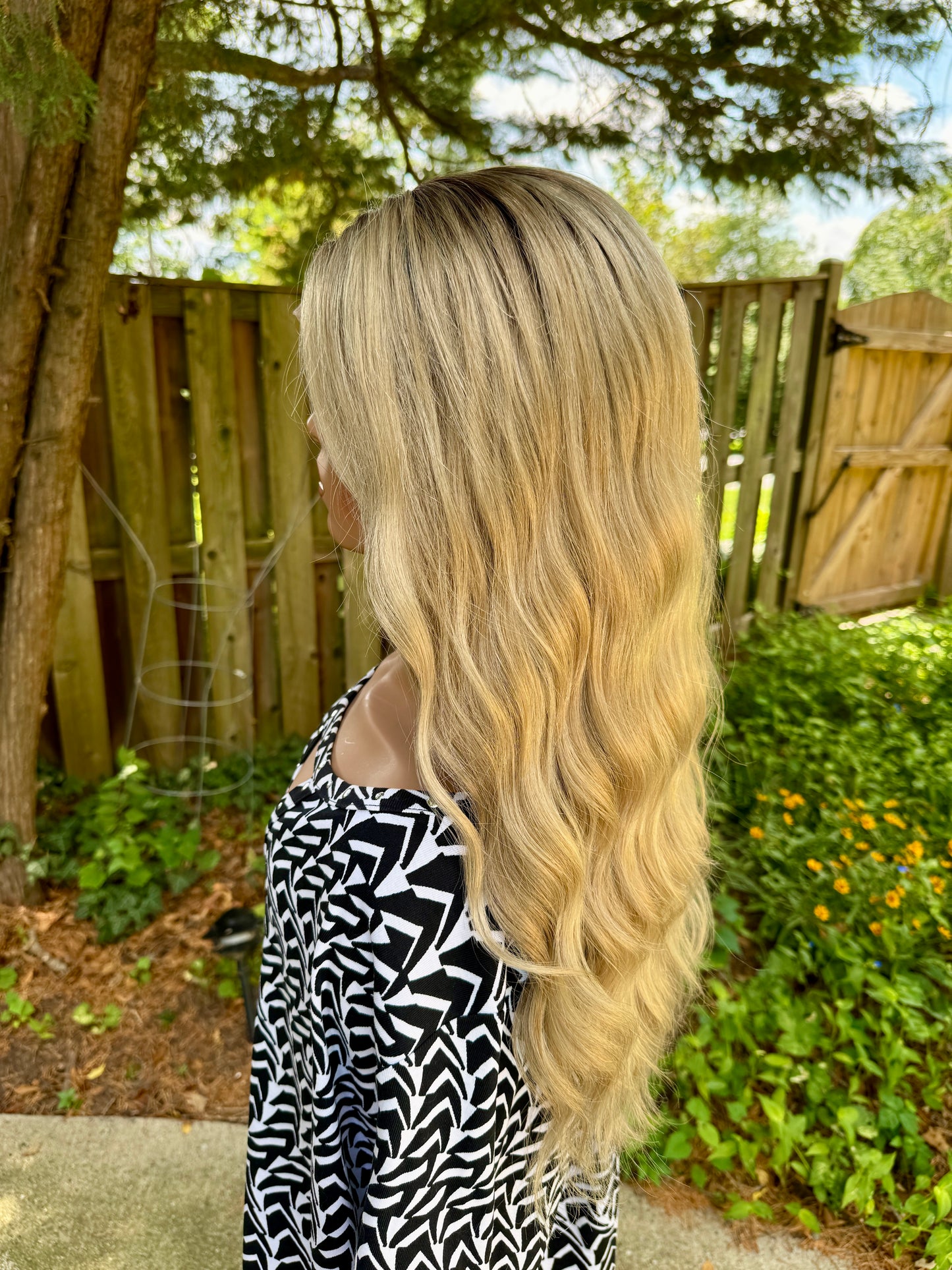 **FINAL SALE** #394 High Quality Remy Human Hair Lace Top Wig(S) 25”