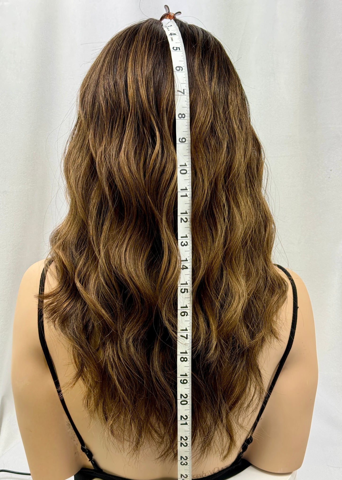 **FINAL SALE** #421 Highest Quality Remy Human Hair Gripper Cap Full Lace Wig (M)23” RESERVED FOR MC