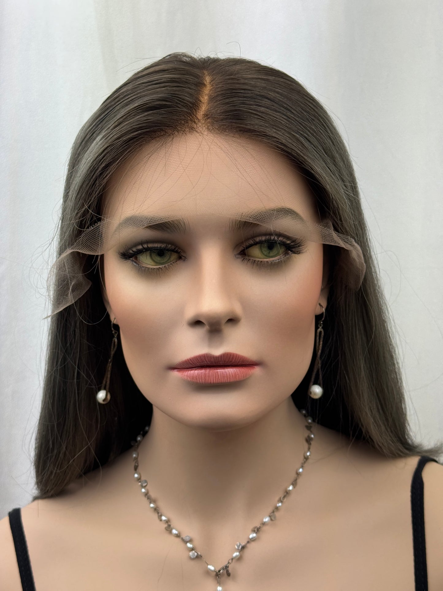 #490 Highest Quality Remy Human Hair Lace Top Wig (S)17/18”