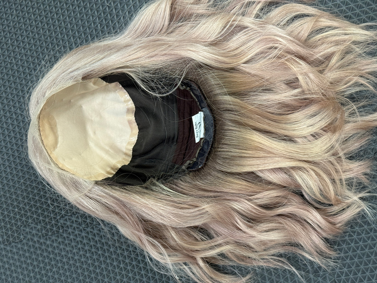 #496 Highest Quality Remy Human Hair French Drawn Silk Top with Lace Front Medical Cap, low Density Silk Top Lace Front Wig (M)15/16”