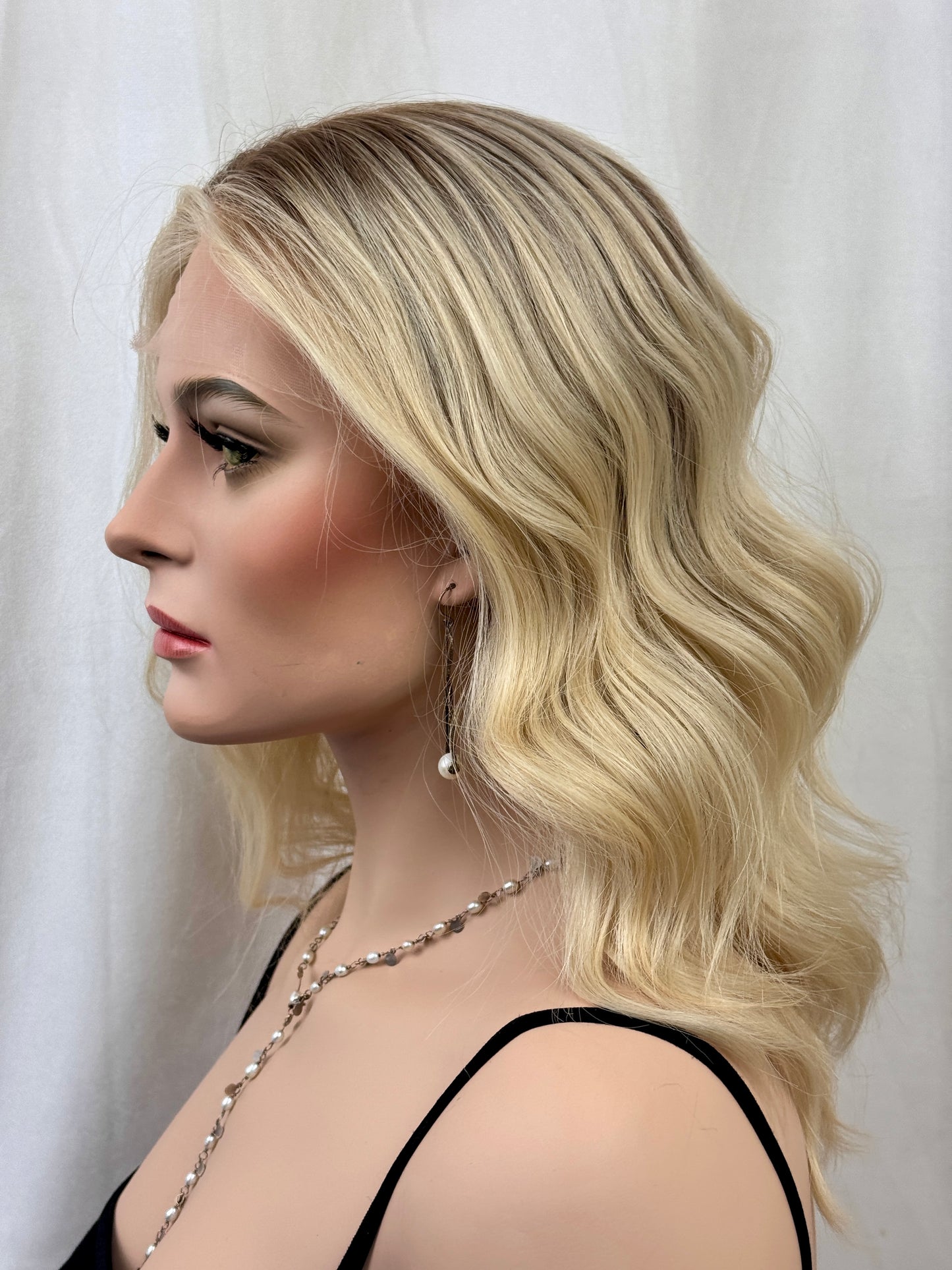 #457 Extra Light Low Density Medical Cap, Highest Quality Remy Human Hair Wig (S) 16/17”