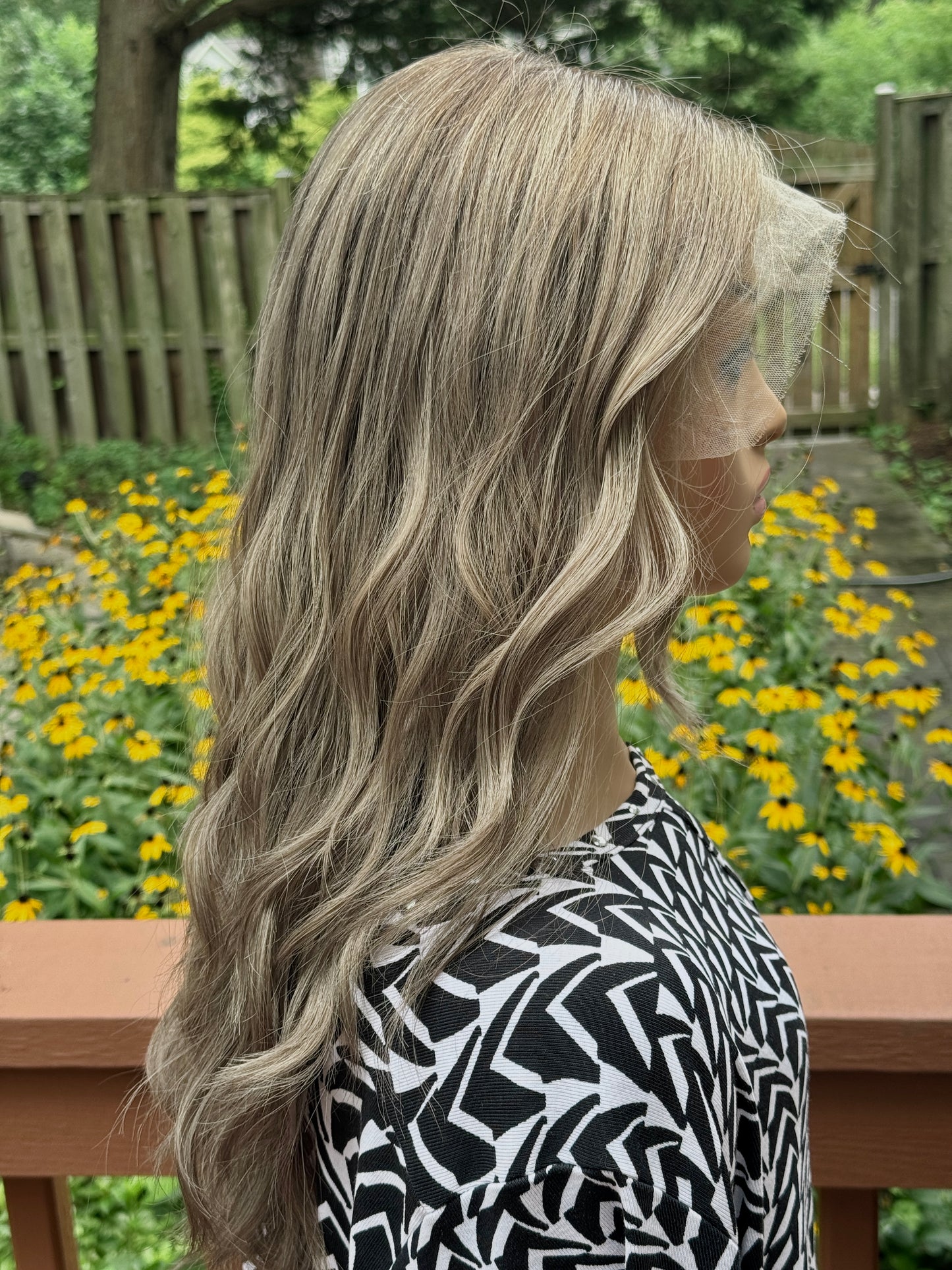 #491 Highest Quality Remy Human Hair Lace Top Wig (M) 22”