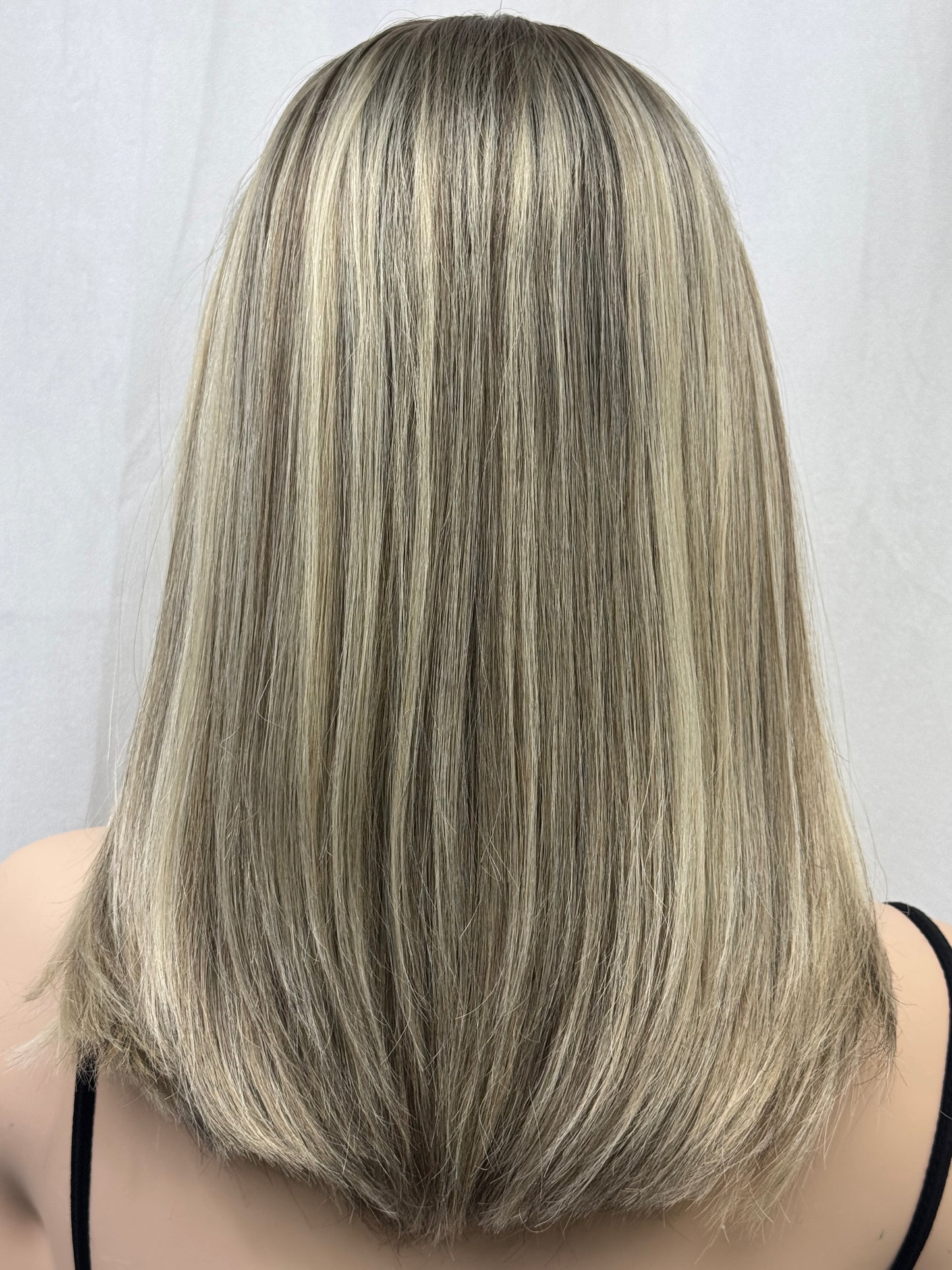 #475 **FINAL SALE ** Highest Quality Remy Human Hair Lace Top Wig (M/L)17”