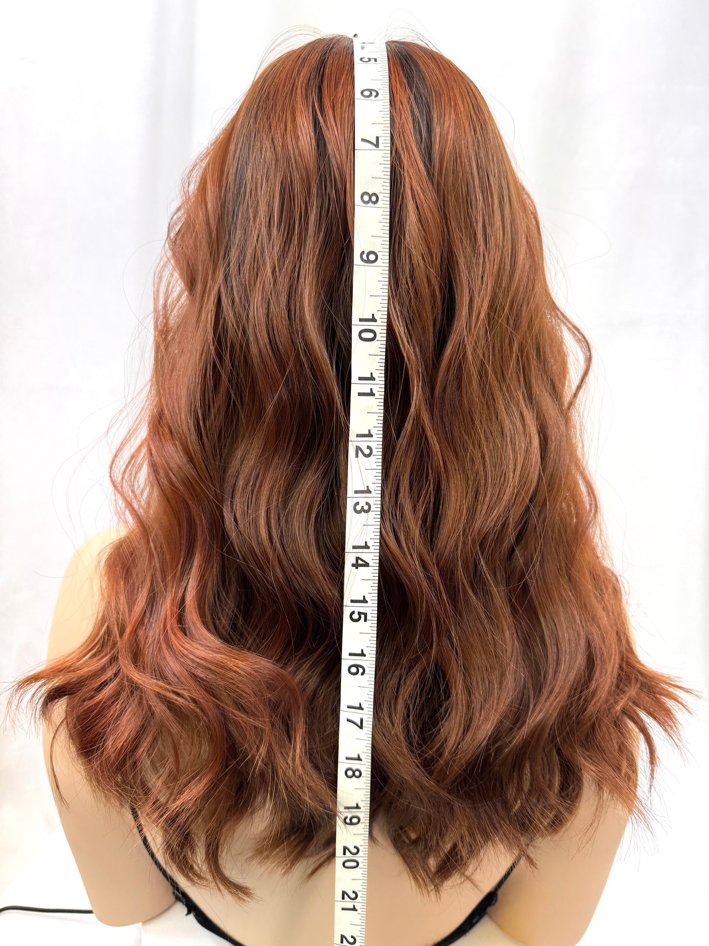#450 highest quality Remy human hair medical cap Silk Top Lace Front Wig (M) 20/21”