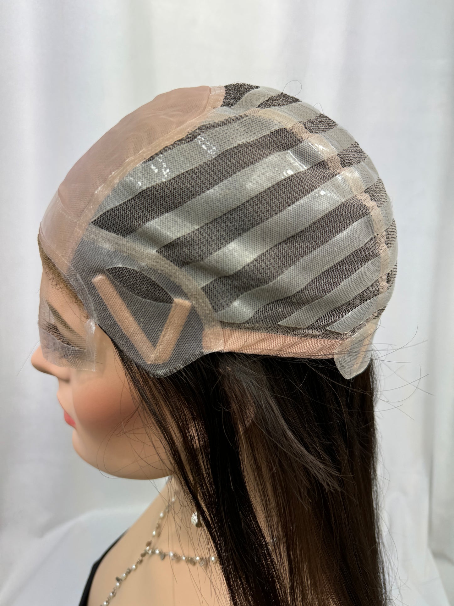 **FINAL SALE** #421 Highest Quality Remy Human Hair Gripper Cap Full Lace Wig (M)23” RESERVED FOR MC