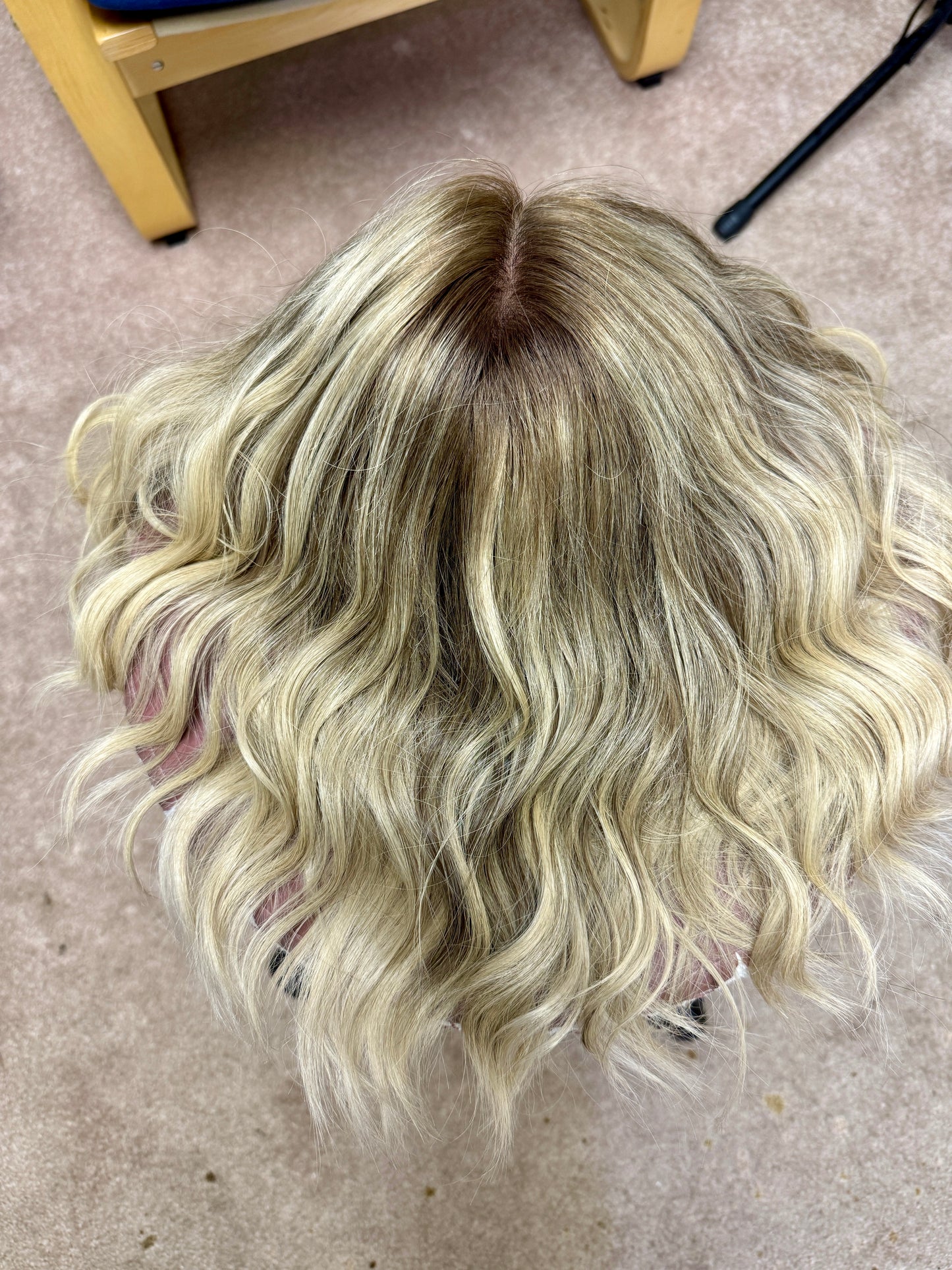 **FINAL SALE** #420 Highest Quality Remy Human Hair Lace Top Wig (S/XS)14/15”