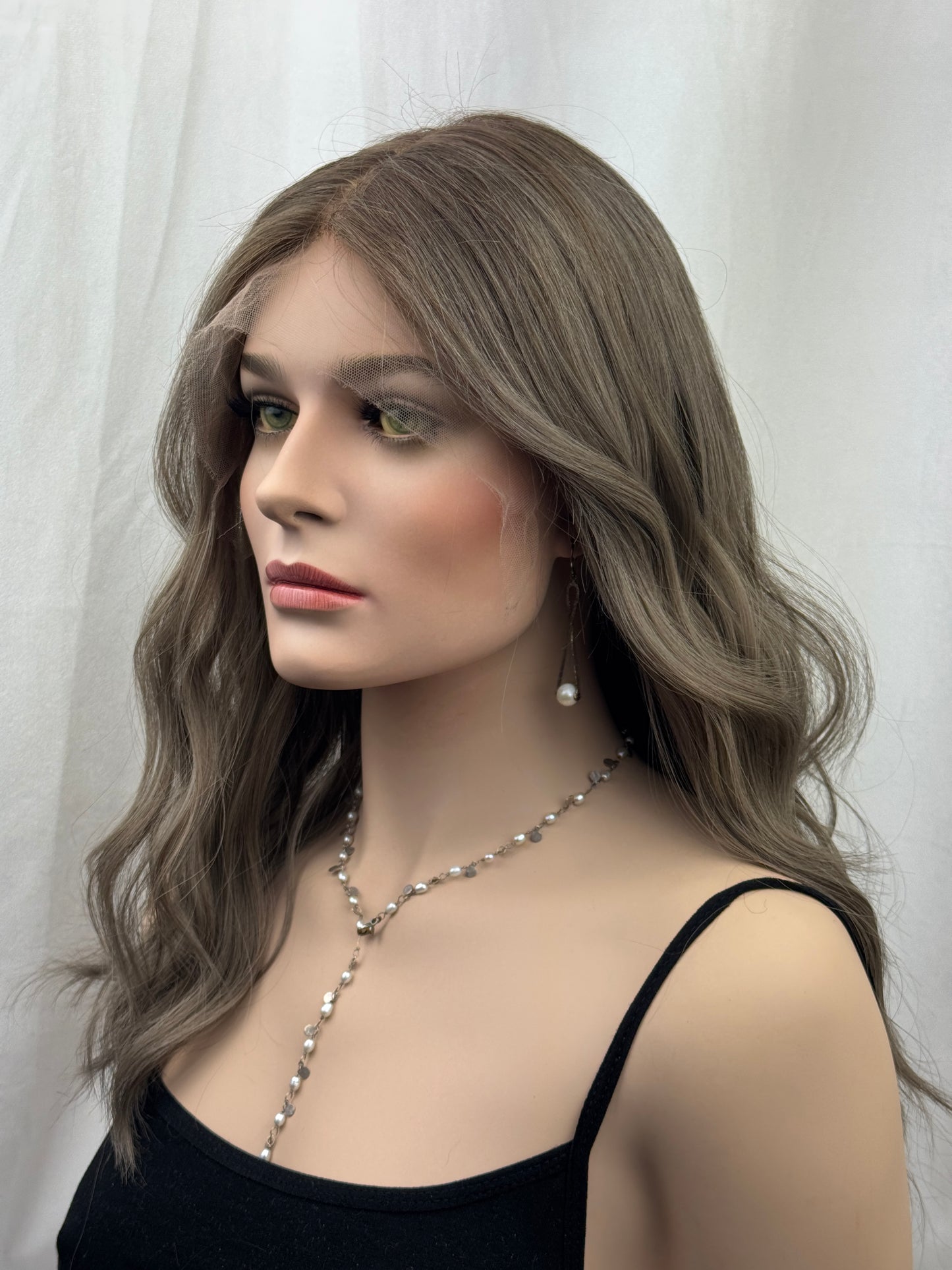 #491 Highest Quality Remy Human Hair Lace Top Wig (M) 22”