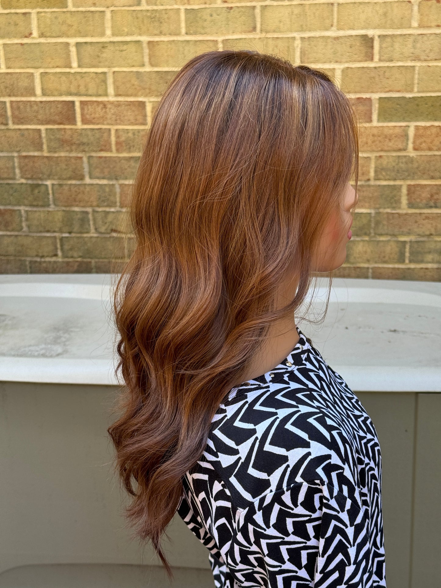 #437 **Final Sale**Highest Quality Remy Human Hair Lace Top Wig (low density) (S/XS) 22”