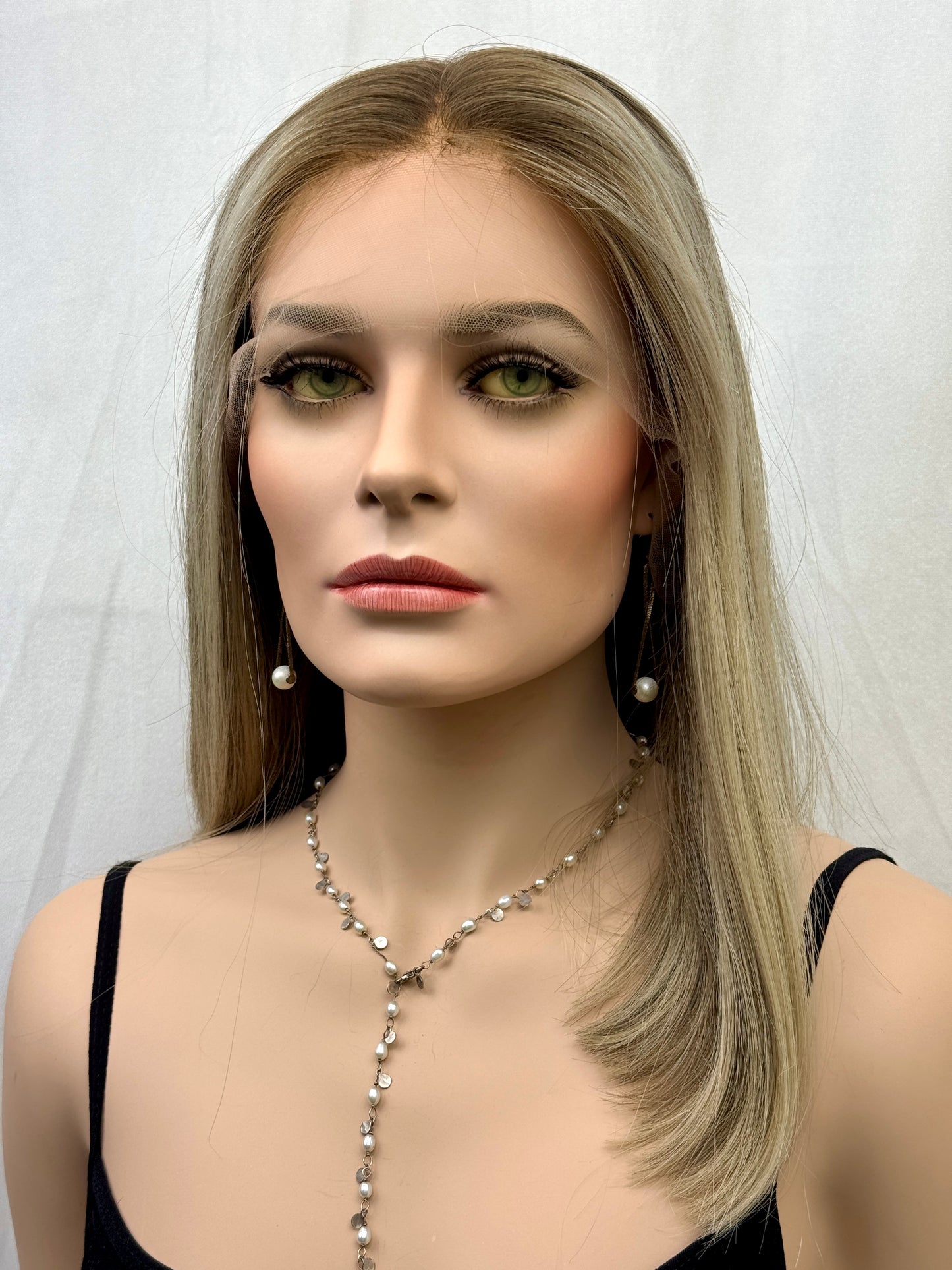 #475 **FINAL SALE ** Highest Quality Remy Human Hair Lace Top Wig (M/L)17”