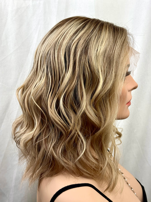 #555 Highest Quality Remy Human Hair Lace Top Wig (S) 15/16“
