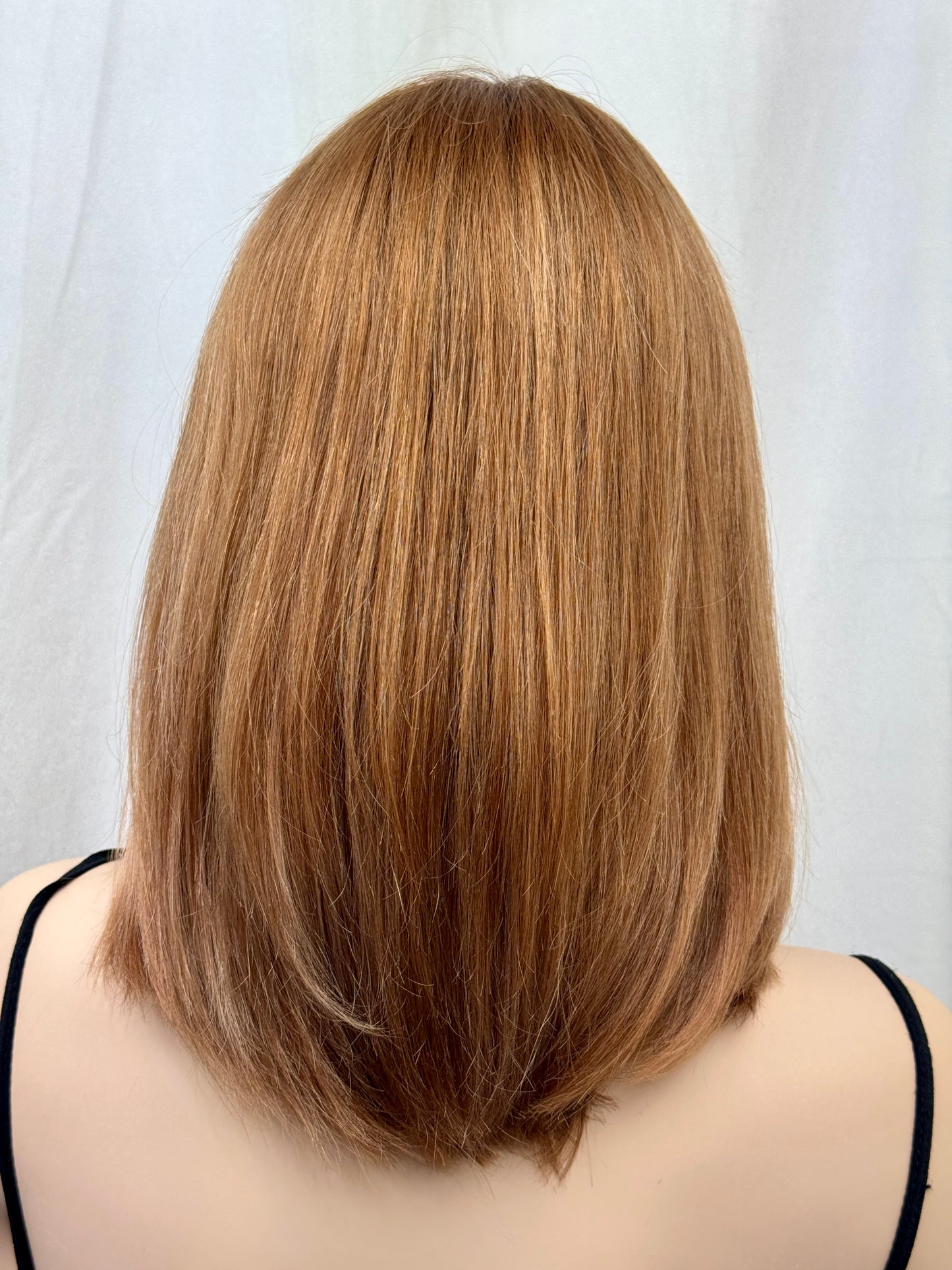 #468 Highest Quality Remy Human Hair Lace Top (medical) Wig (M) 17”