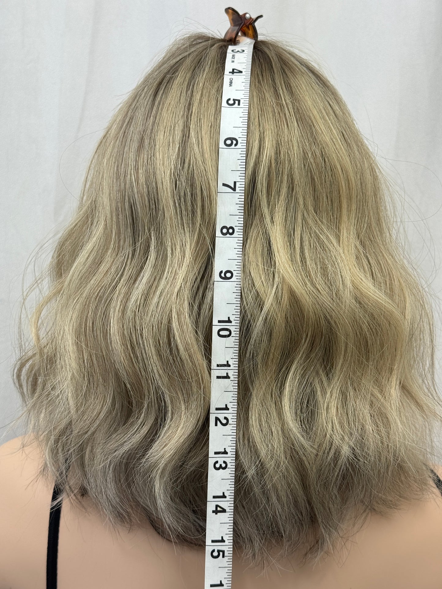 #471 Highest Quality Remy Human Hair Lace Top Wig (S)15”