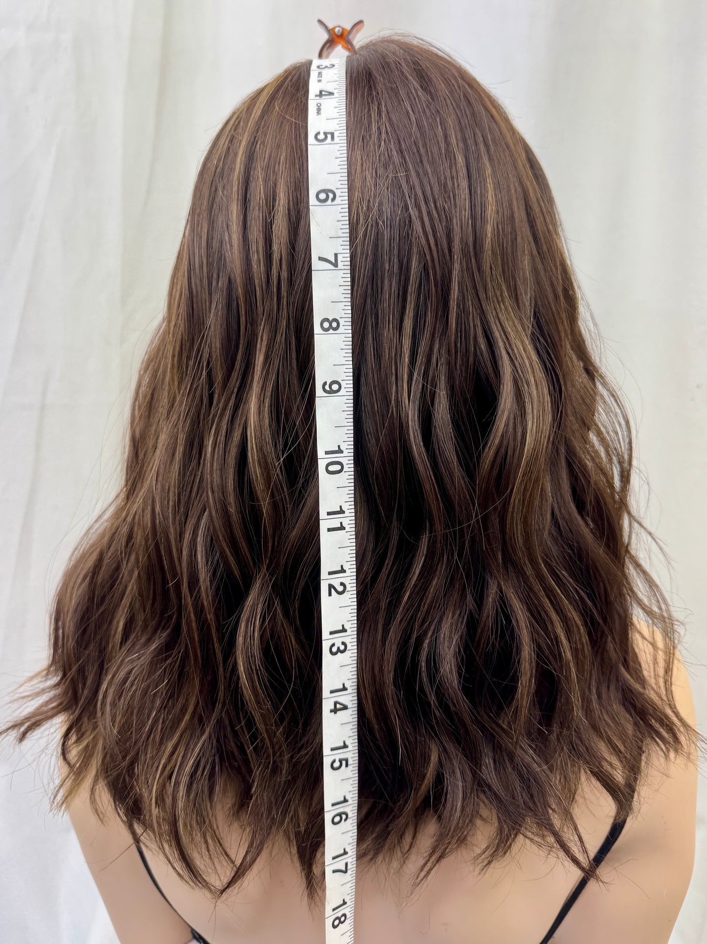 #479 Highest Quality Remy Human Hair Lace Top Kosher Wig (M)17”