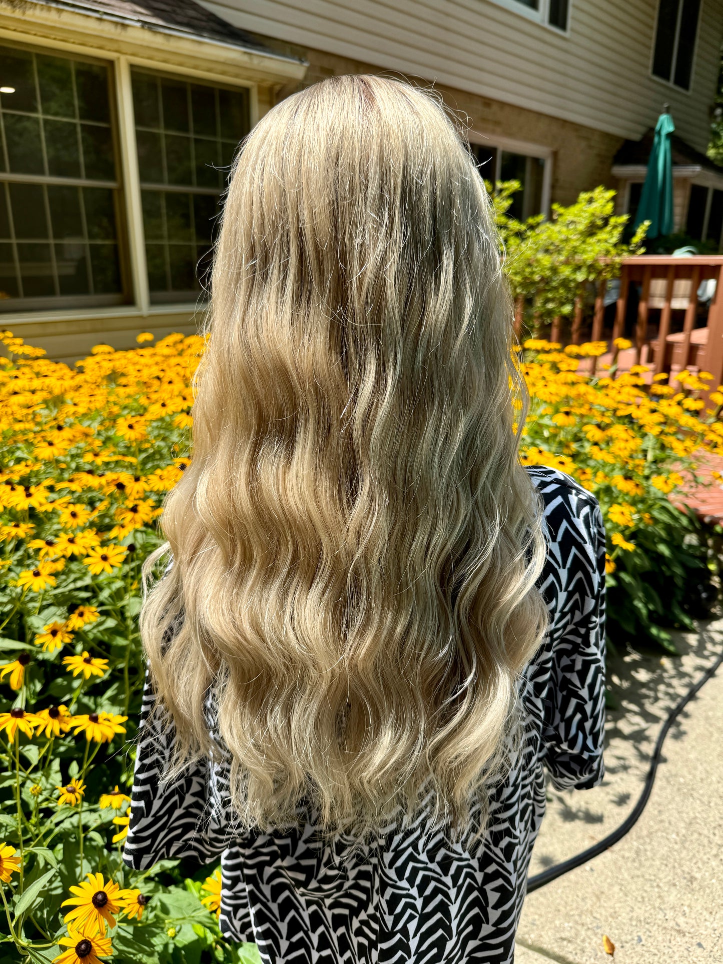 **FINAL SALE** #394 High Quality Remy Human Hair Lace Top Wig(S) 25”
