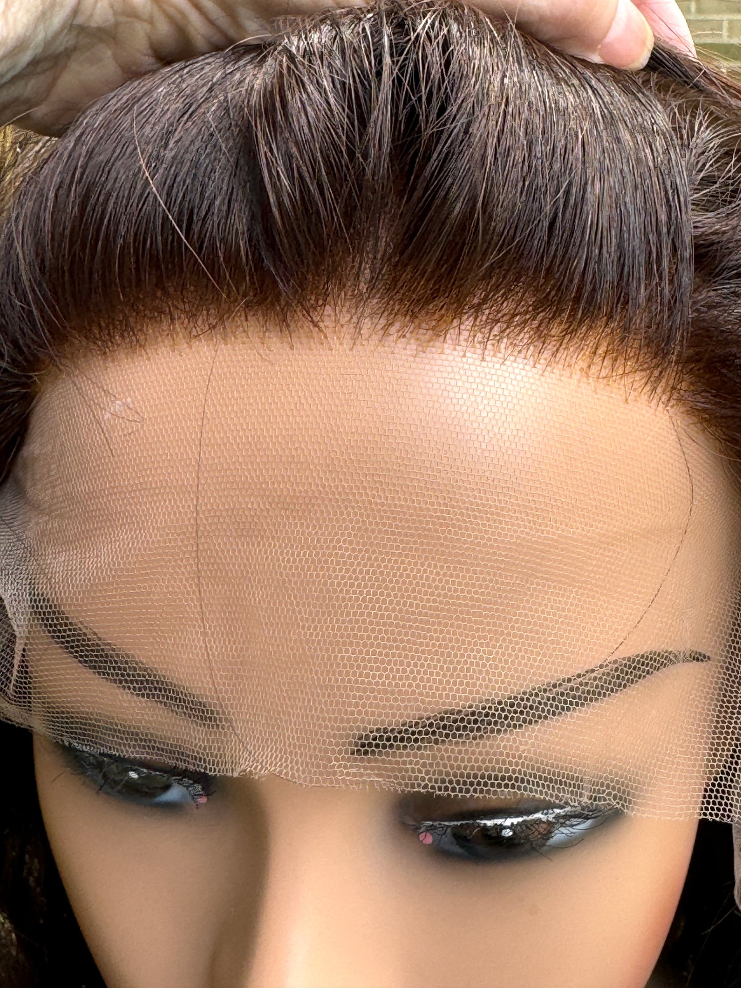 **FINAL SALE** #411 Highest Quality Remy Human Hair Lace Top Wig (XS)24”
