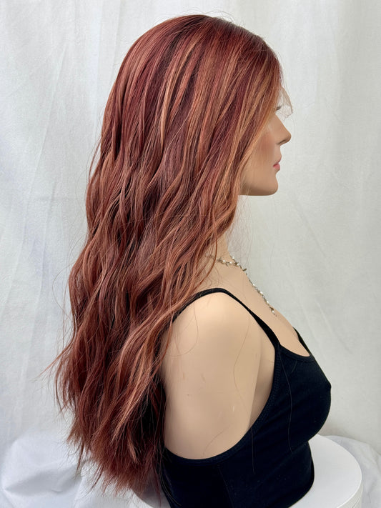 **RESERVED FOR B.M.** #516 Highest Quality Remy Human Hair Lace Top Wig (S) 25”