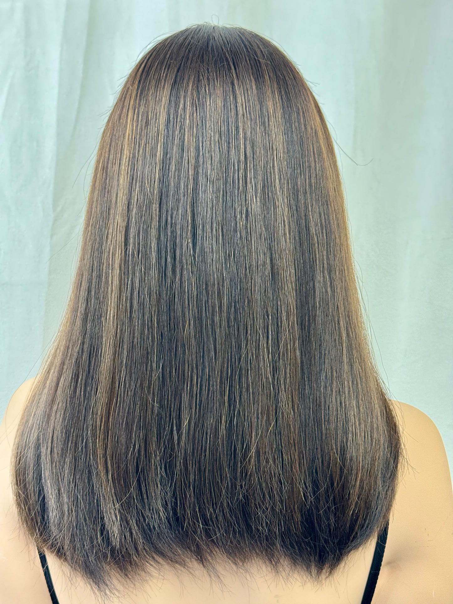 #460 **FINAL SALE** Highest Quality Remy Human Hair Lace Top Kosher Wig (S/M) 19”