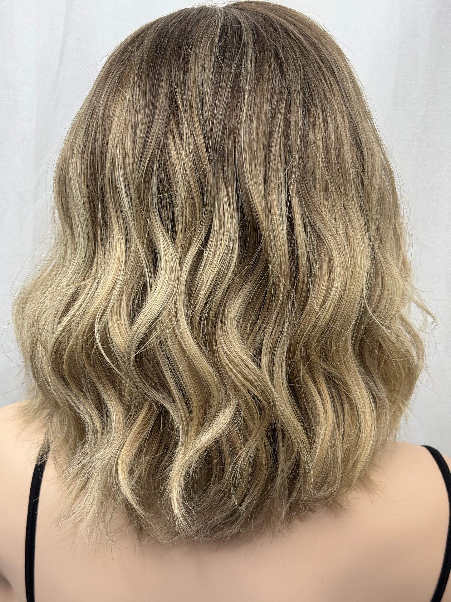 #473 Highest Quality Remy Human Hair Lace Top Wig (XS/S)15”