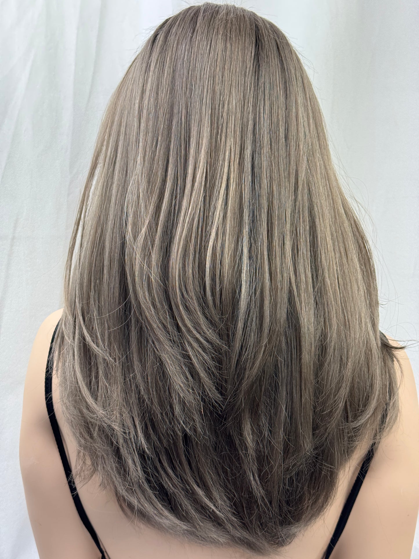#491 Highest Quality Remy Human Hair Lace Top Wig (M) 22”