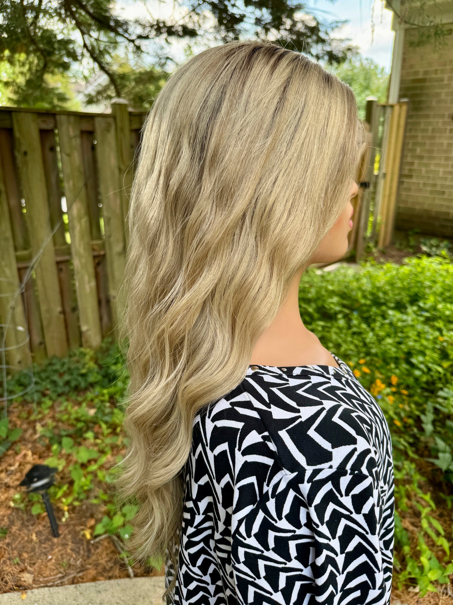 **FINAL SALE** #394 High Quality Remy Human Hair Lace Top Wig(S) 25”