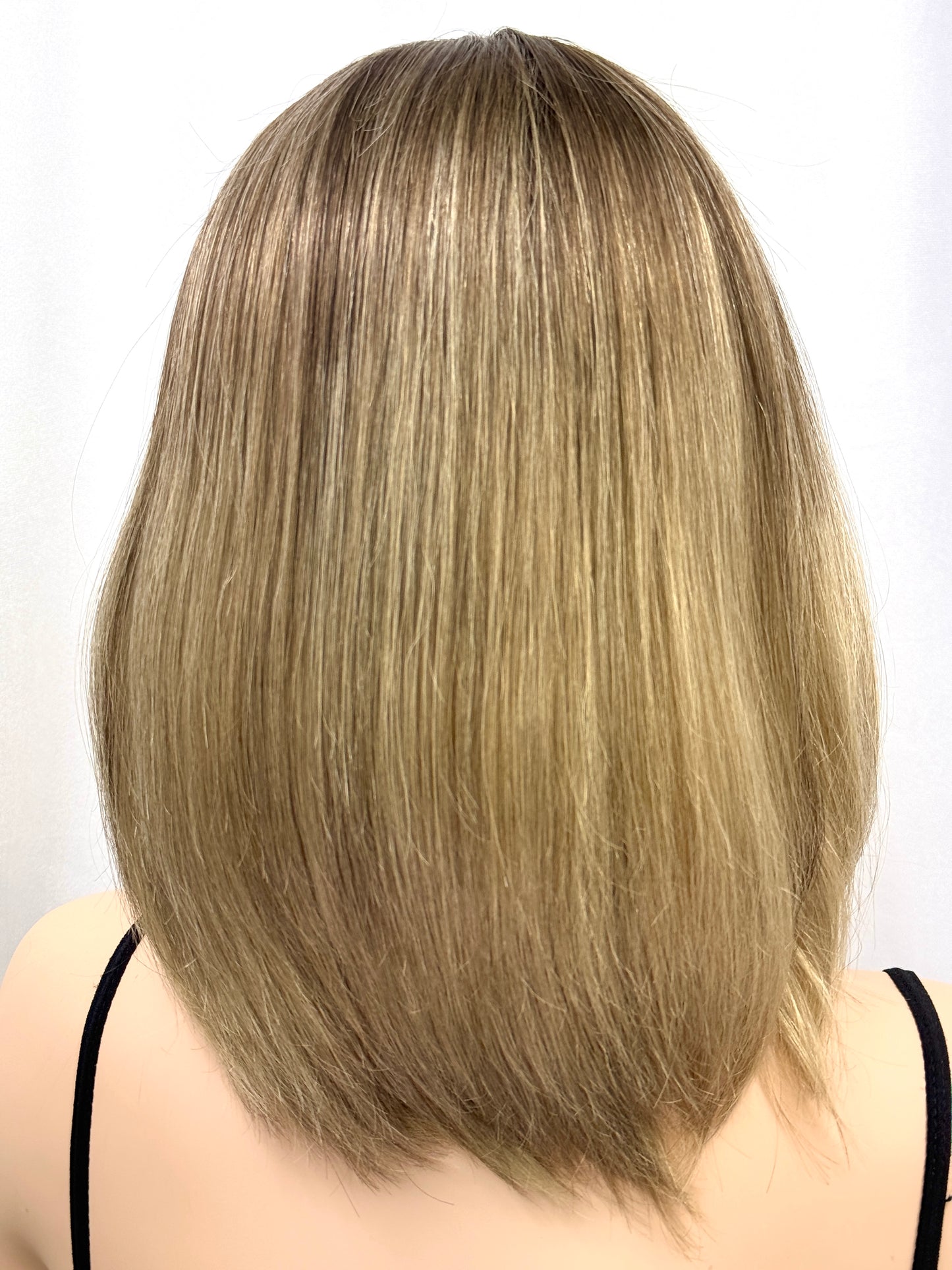 **FINAL SALE**#418 Highest Quality Remy Human Hair Lace Top Wig (S/XS)15"