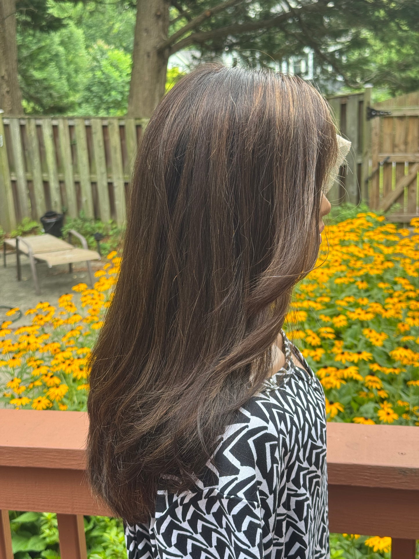 #483 Highest Quality Remy Human Hair Lace Top Wig (M) 21”