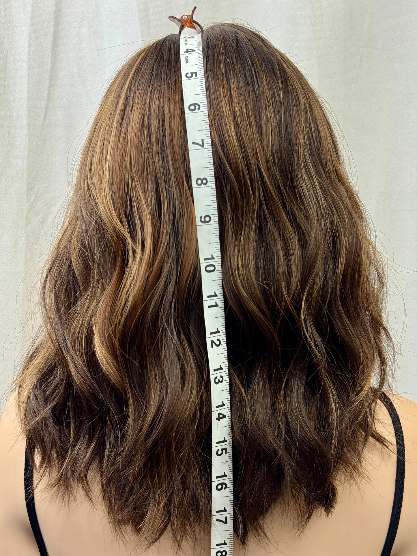 #487 Highest Quality Remy Human Hair Lace Top Wig (M) 17”