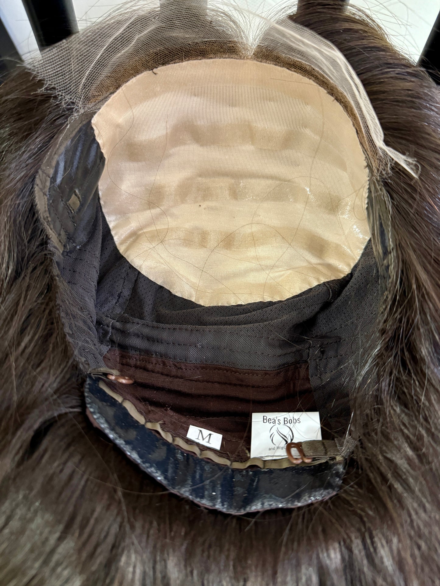 **FINAL SALE** #428 **New Extra Light Thin Medical Cap**Highest Quality Remy Human Hair Silk Top Lace Front Wig (M)16”