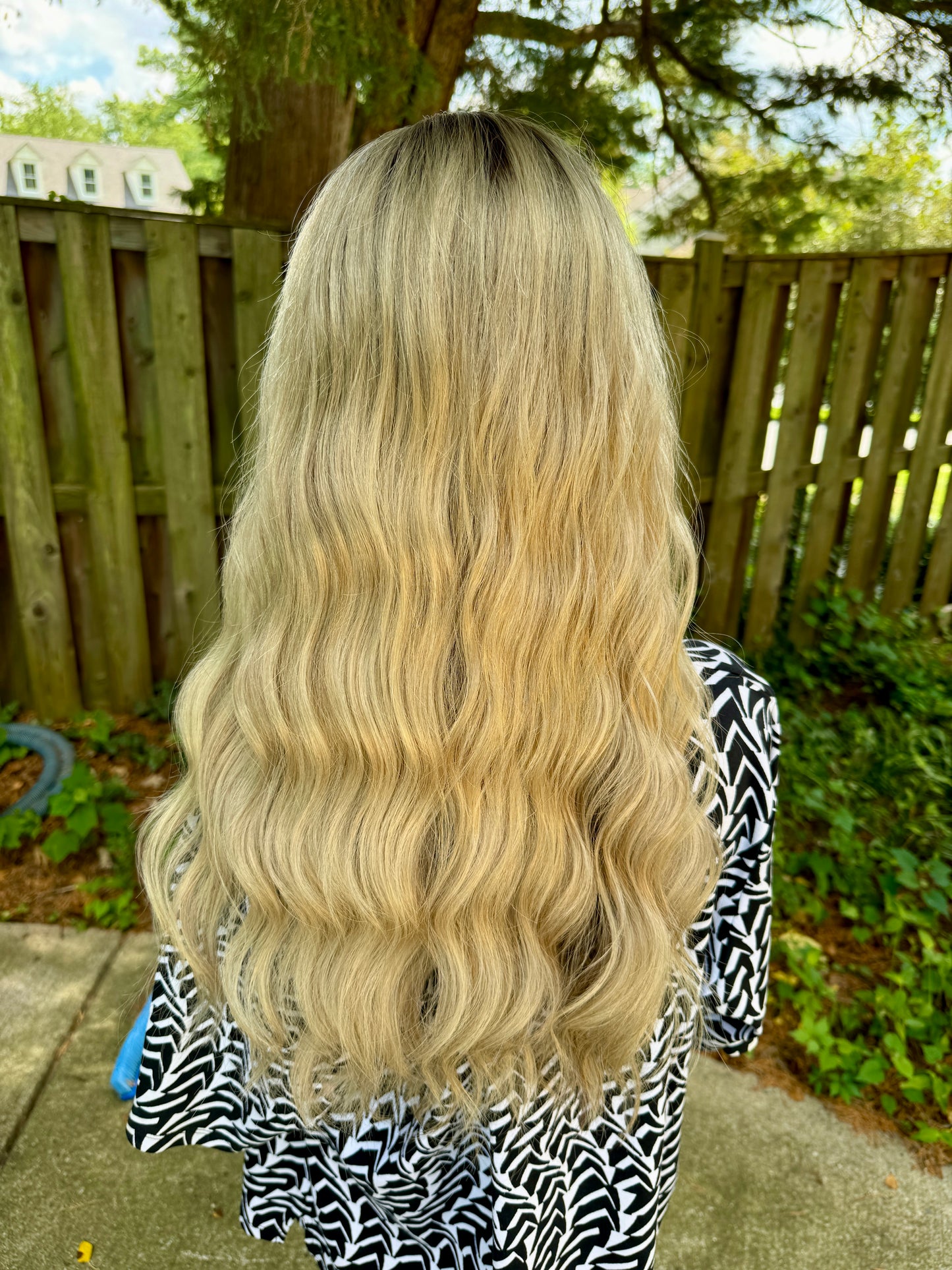 **FINAL SALE** #394 High Quality Remy Human Hair Lace Top Wig(S) 25”