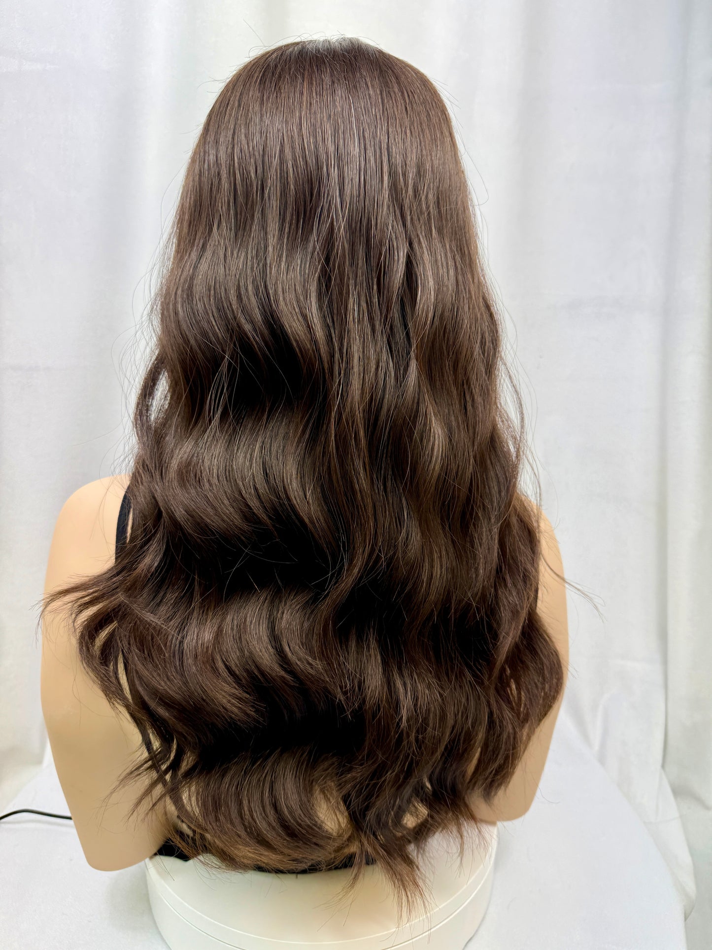**FINAL SALE** #411 Highest Quality Remy Human Hair Lace Top Wig (XS)24”