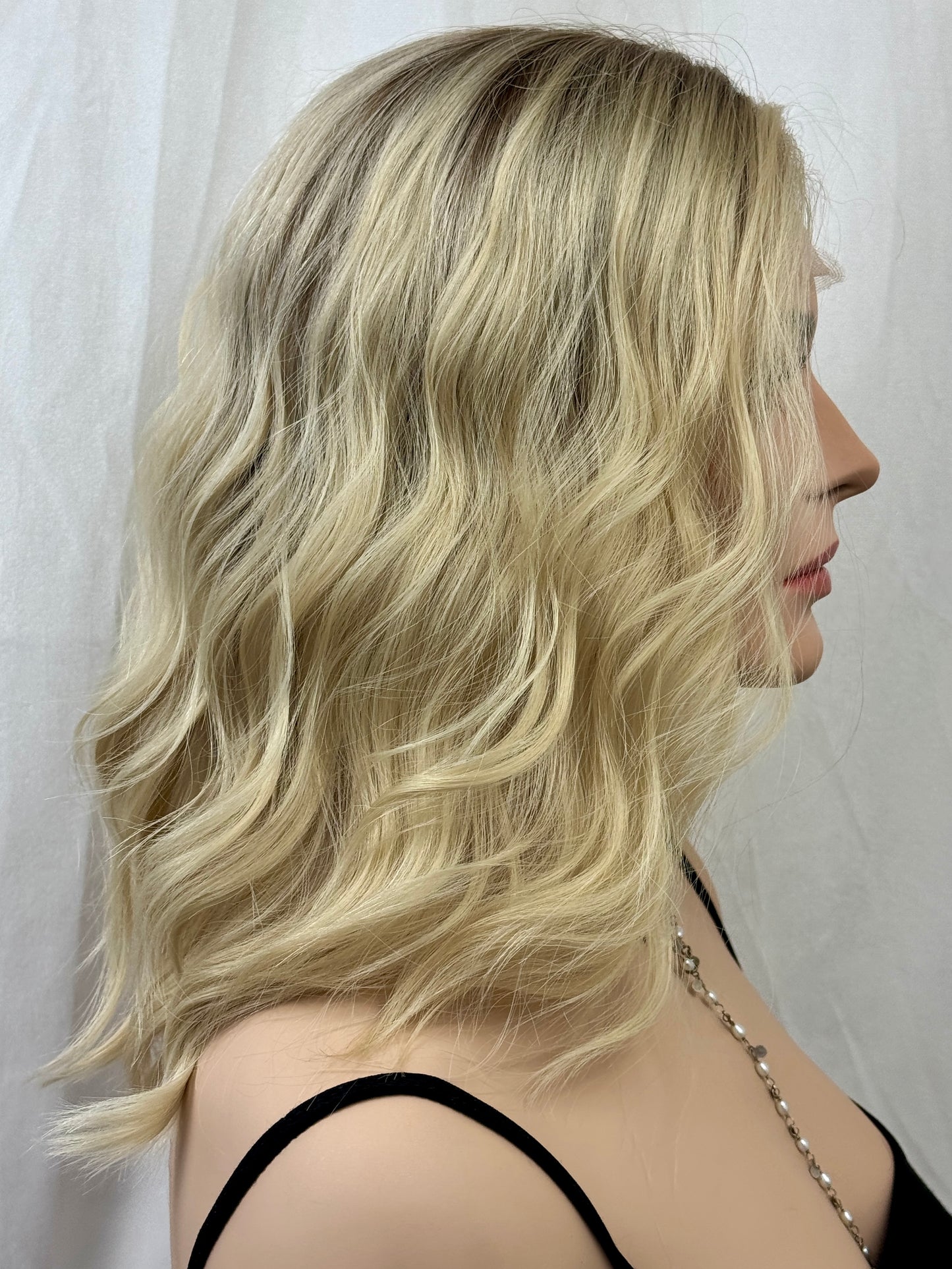 #457 Extra Light Low Density Medical Cap, Highest Quality Remy Human Hair Wig (S) 16/17”