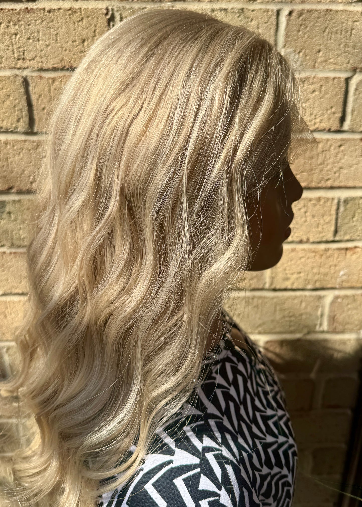$445 **FINAL SALE** Highest Quality Remy Human Hair Lace Top Wig with Low Density (S)21”