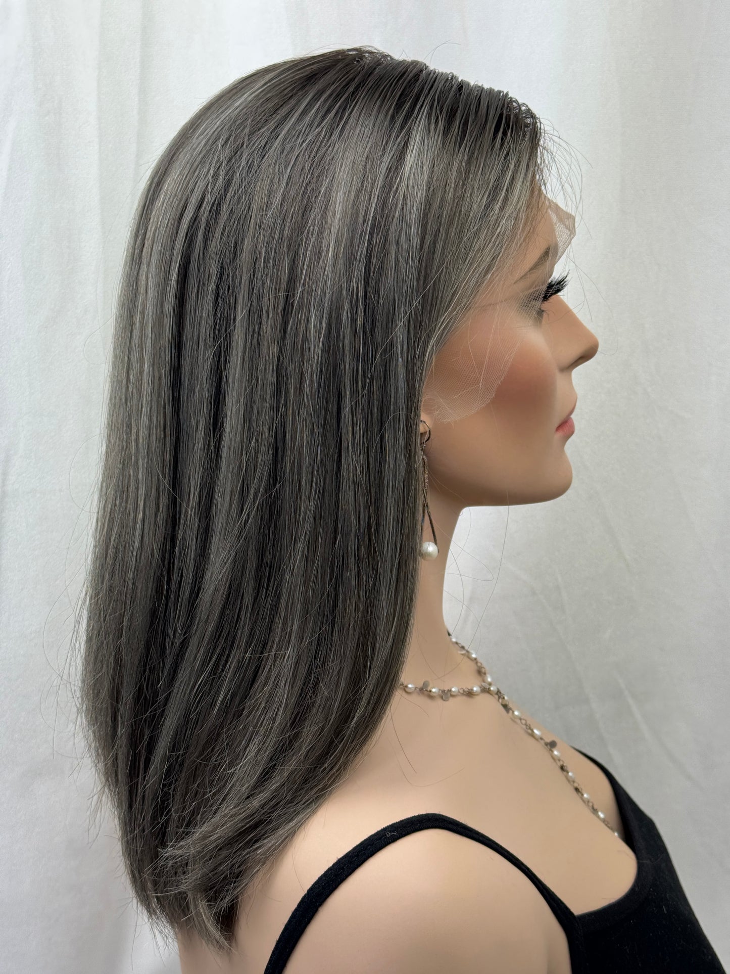 #490 Highest Quality Remy Human Hair Lace Top Wig (S)17/18”