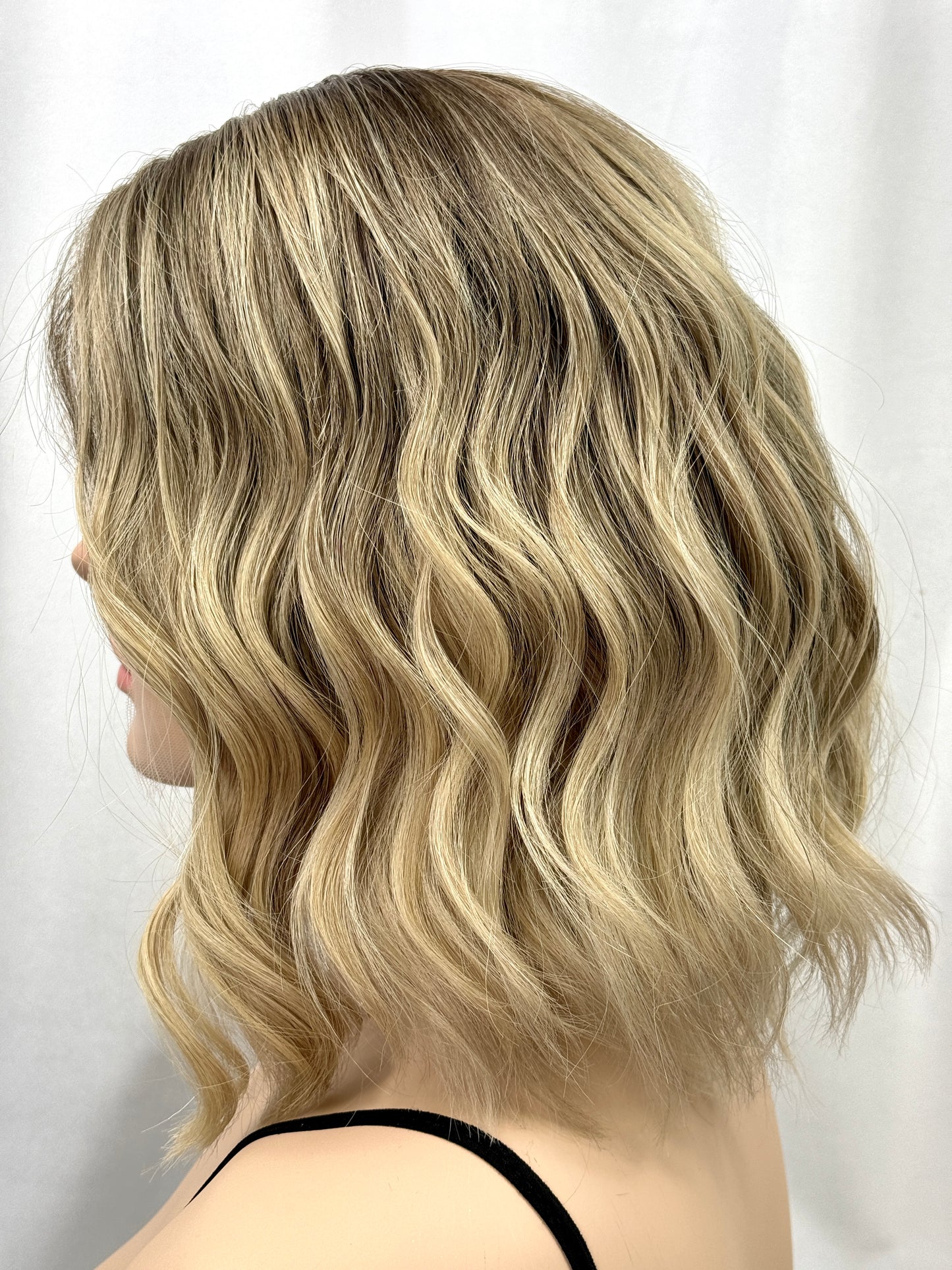 **FINAL SALE** #420 Highest Quality Remy Human Hair Lace Top Wig (S/XS)14/15”