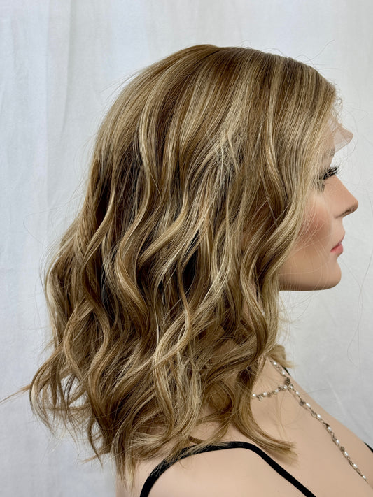 Reserved for AB #521 Highest Quality Remy Human Hair Lace Top Wig (M)16/17“