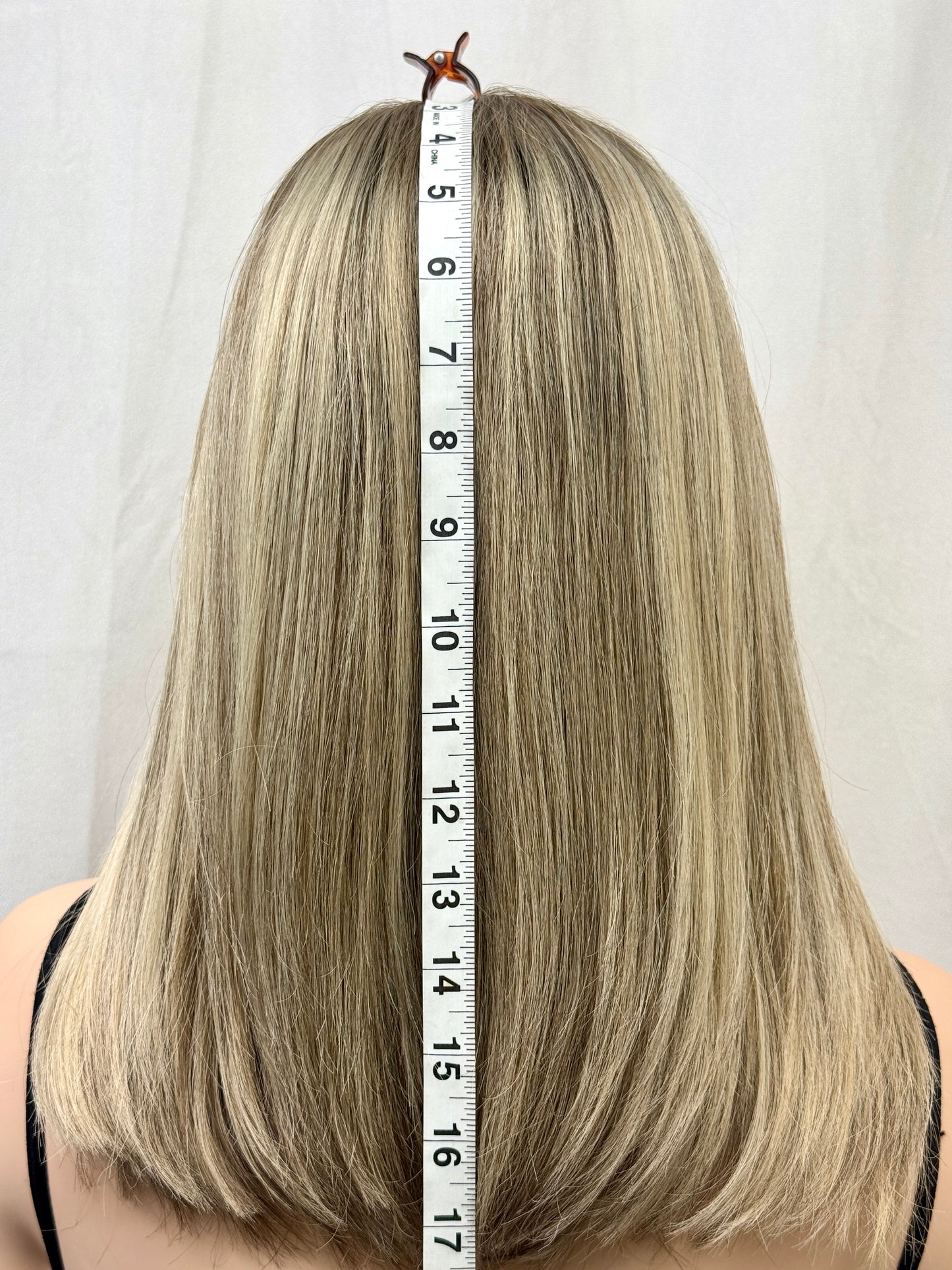 #475 **FINAL SALE ** Highest Quality Remy Human Hair Lace Top Wig (M/L)17”