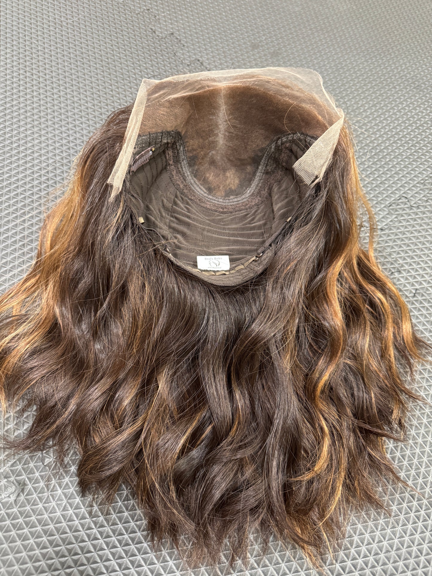 #487 Highest Quality Remy Human Hair Lace Top Wig (M) 17”