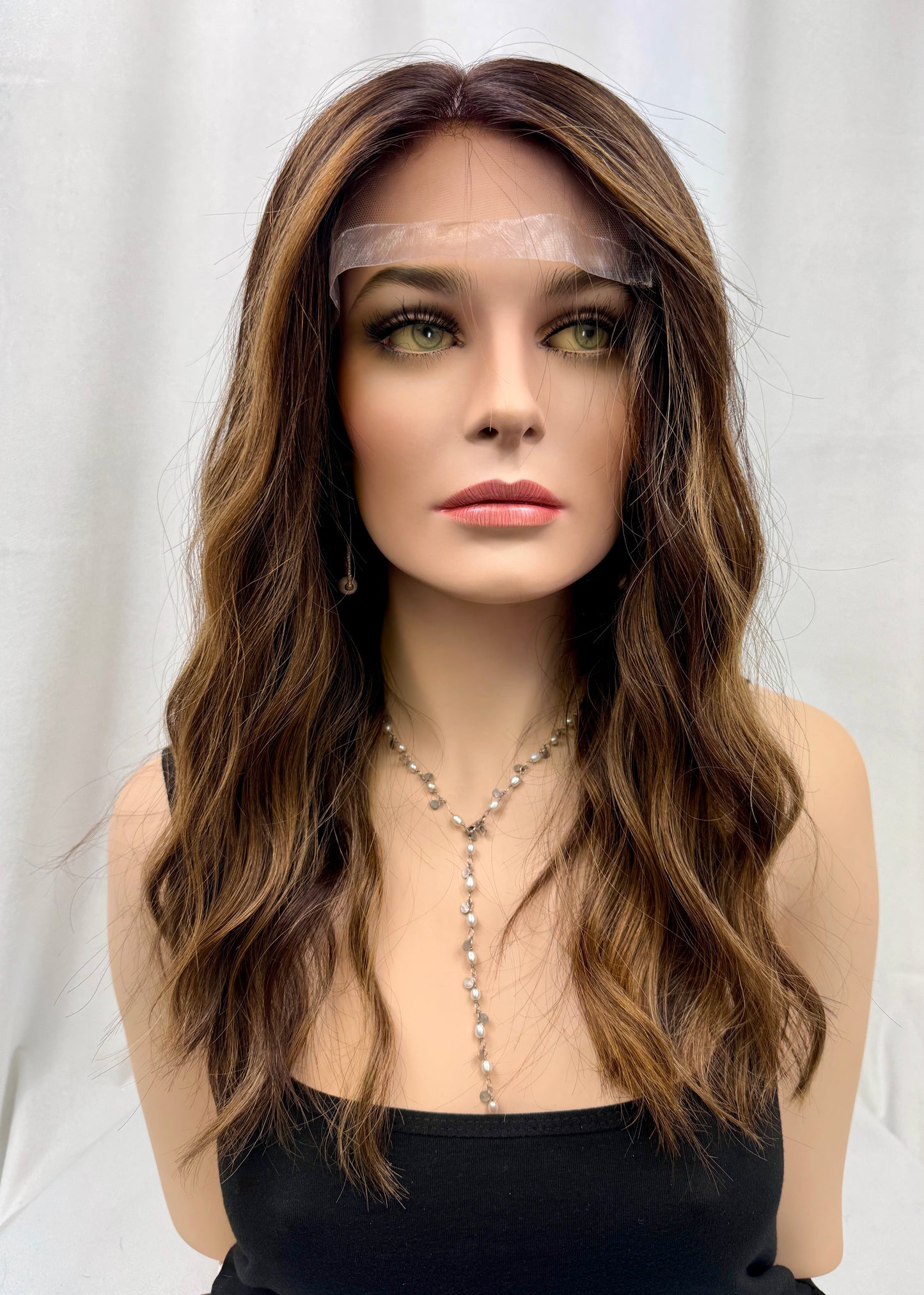 **FINAL SALE** #421 Highest Quality Remy Human Hair Gripper Cap Full Lace Wig (M)23” RESERVED FOR MC