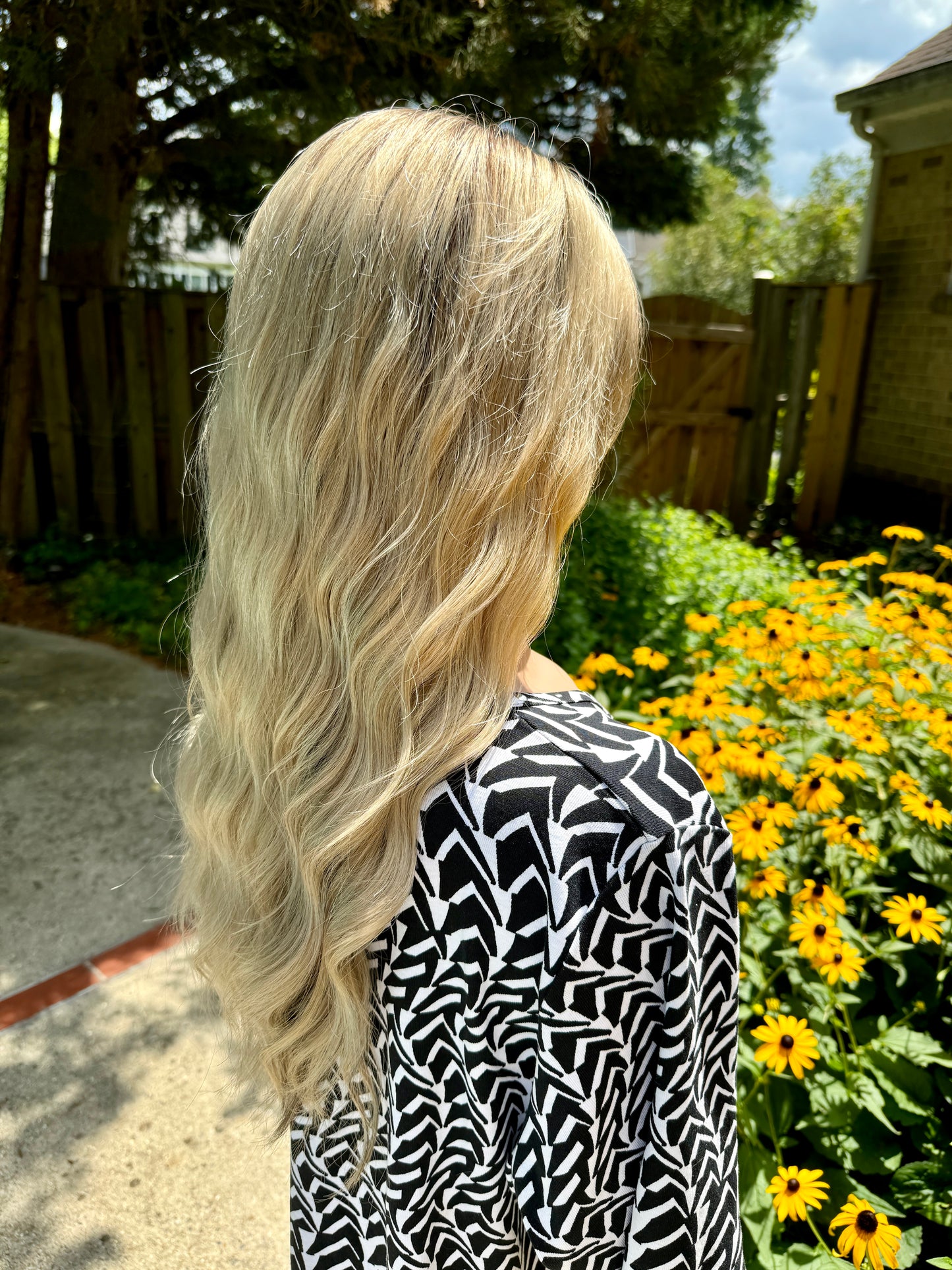 **FINAL SALE** #394 High Quality Remy Human Hair Lace Top Wig(S) 25”