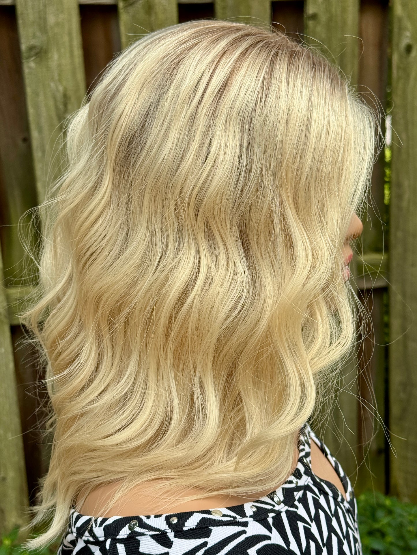 #457 Extra Light Low Density Medical Cap, Highest Quality Remy Human Hair Wig (S) 16/17”