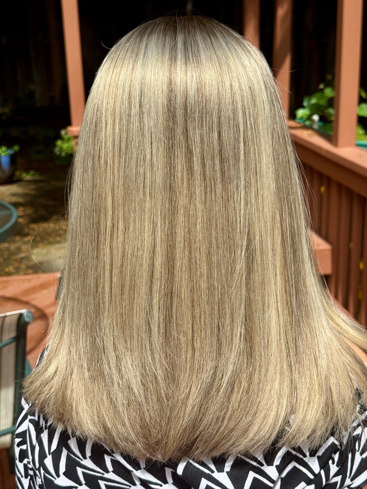 #475 **FINAL SALE ** Highest Quality Remy Human Hair Lace Top Wig (M/L)17”