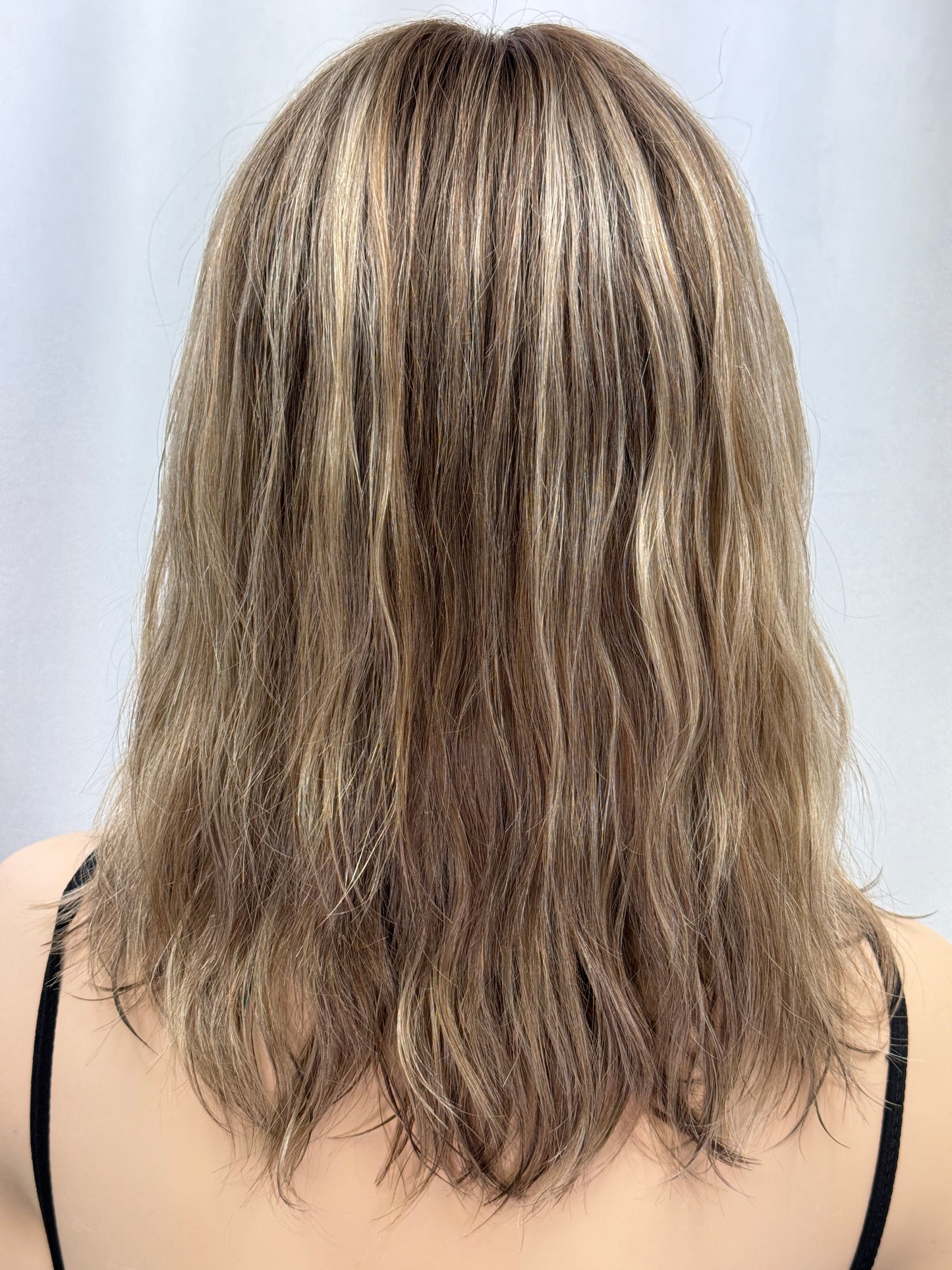 ** reserved for M.R.**
#414 Highest quality Remy human hair lace top kosher wig (M) 15” ** reserved for M.R.**