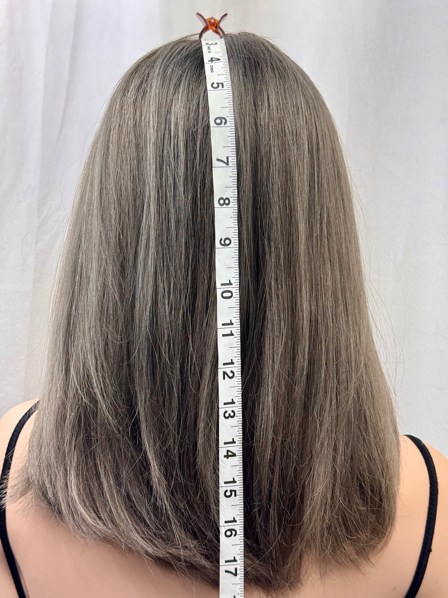 #490 Highest Quality Remy Human Hair Lace Top Wig (S)17/18”