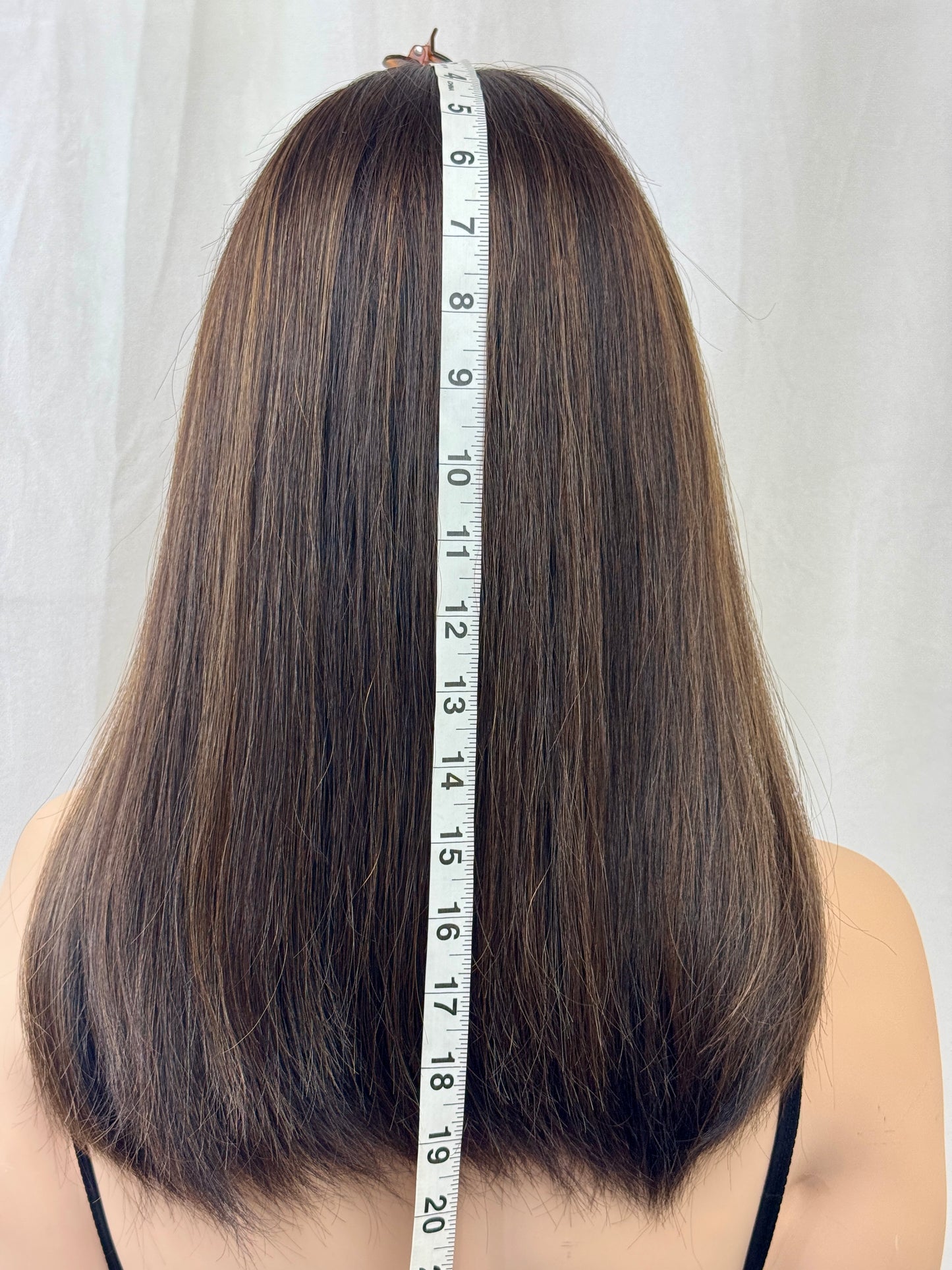 #460 **FINAL SALE** Highest Quality Remy Human Hair Lace Top Kosher Wig (S/M) 19”