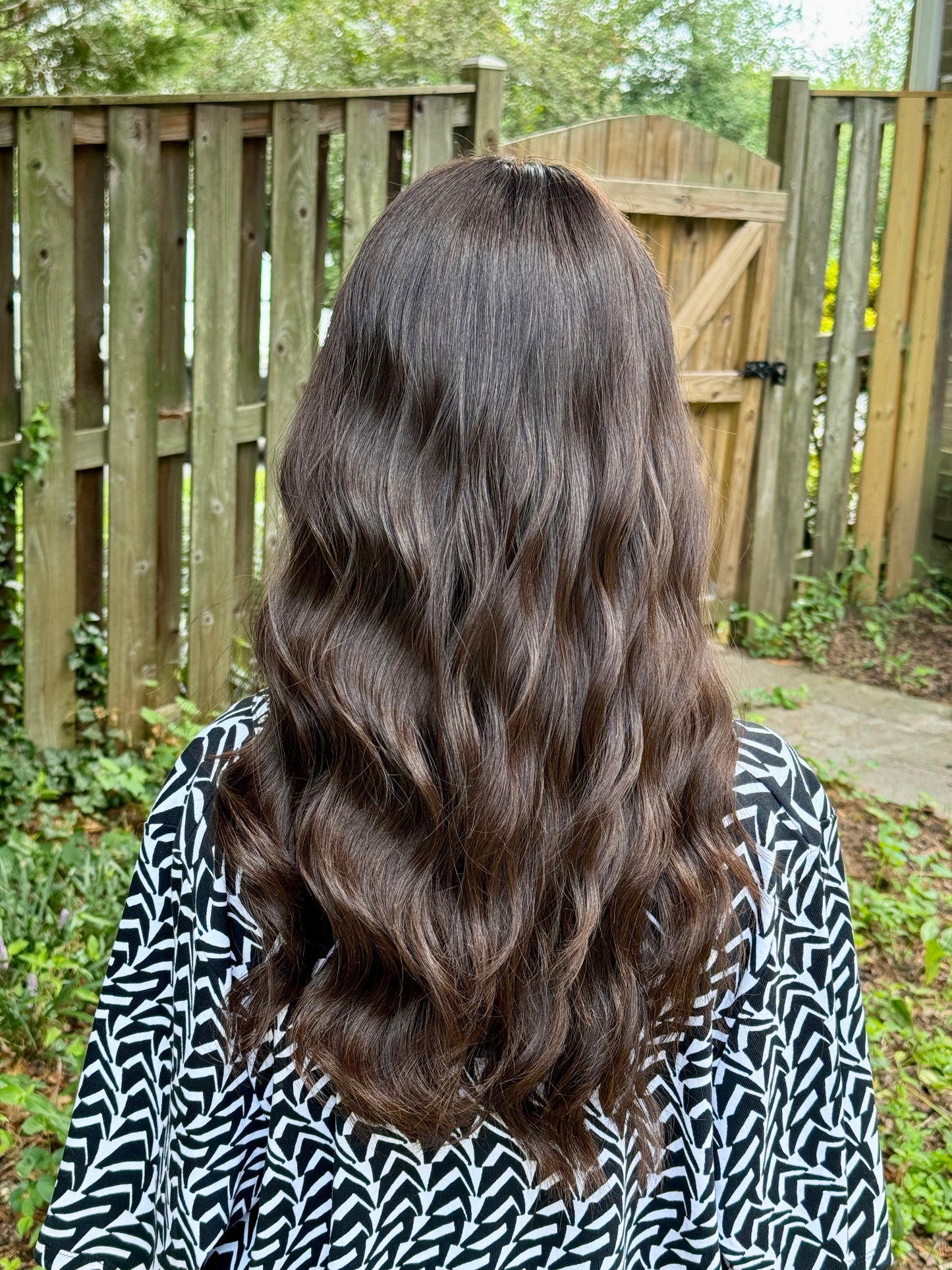 **FINAL SALE** #411 Highest Quality Remy Human Hair Lace Top Wig (XS)24”
